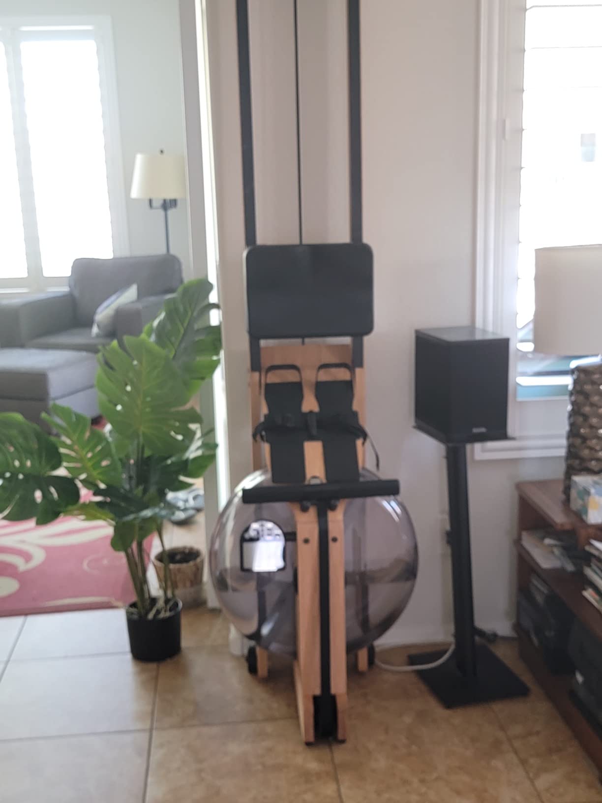 WaterRower Rowing Machine with S4 BLE Monitor | USA Made Water Rower | Original Handcrafted Erg Row Machine for Home Use & Gym customer photo 1