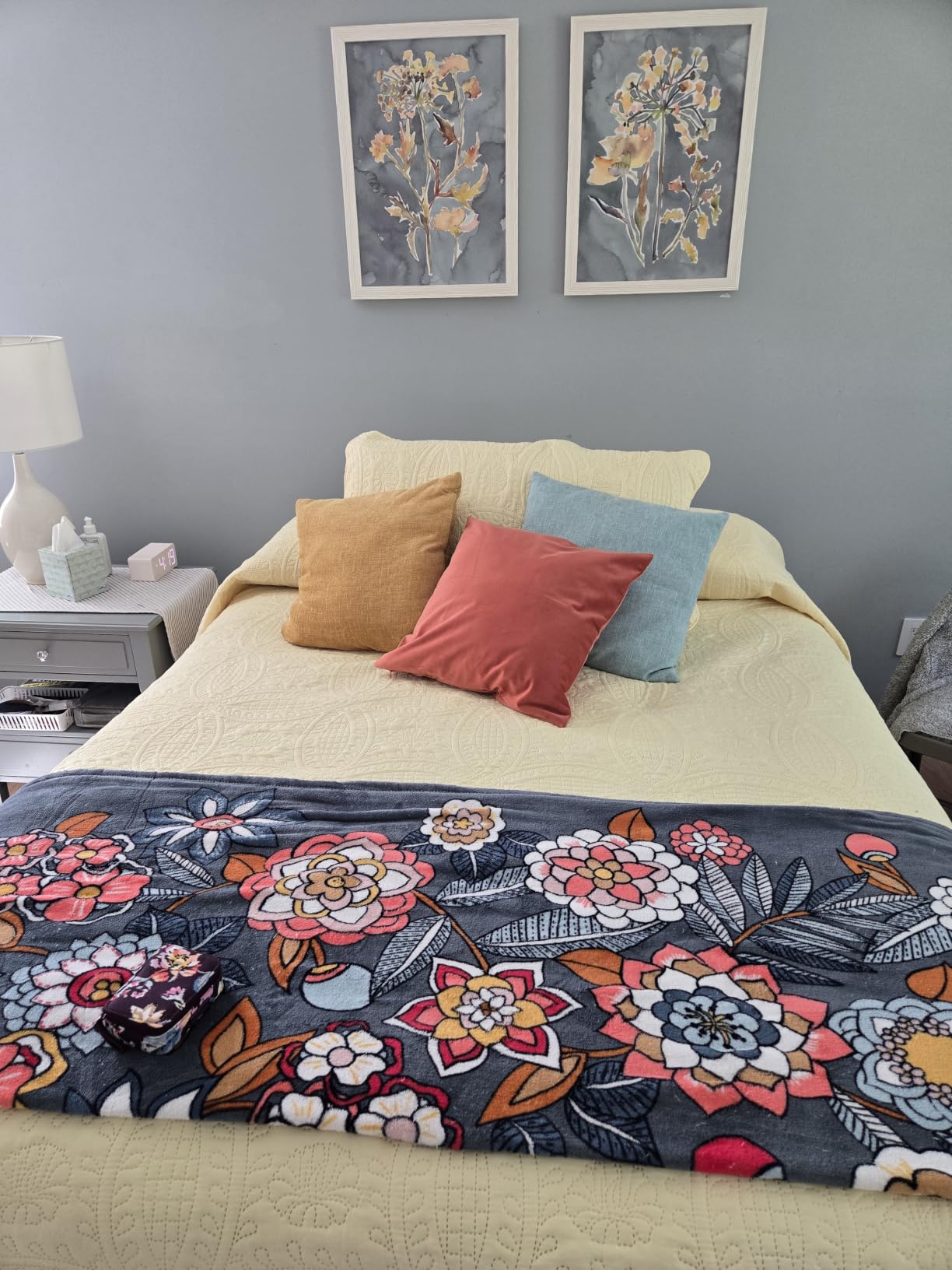 Chezmoi Collection Austin 3-piece Oversized Bedspread Coverlet Set (Queen, Ivory) customer photo 1