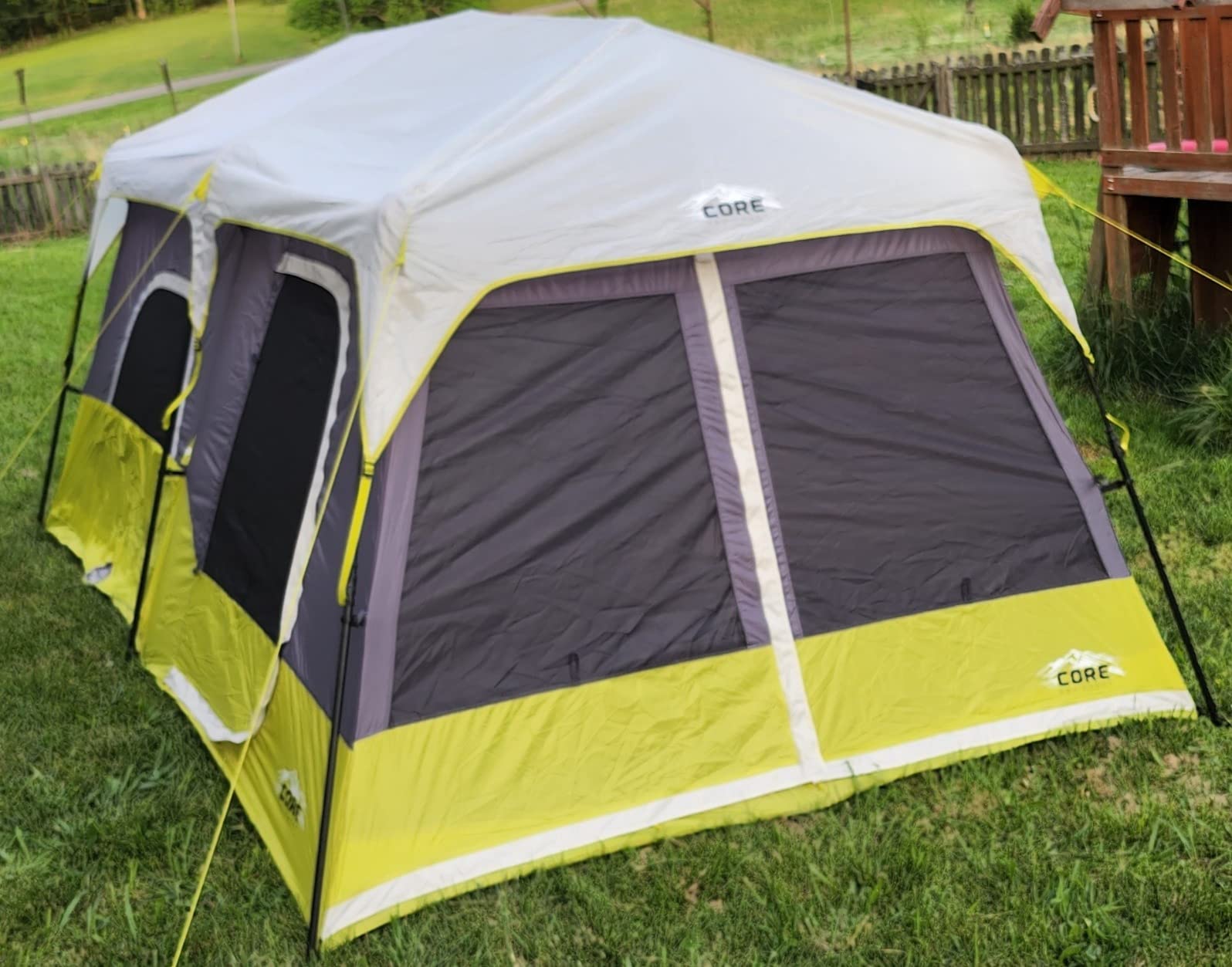 Core 9 Person Instant Cabin Tent - 14' x 9', Green (40008) customer photo 1