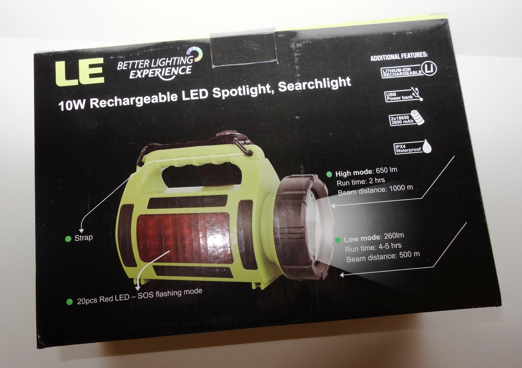 LE Rechargeable LED Lantern, Camping Essentials, 1000LM, 5 Light Modes, IPX4 Waterproof, 3600mAh, Lantern Flashlight for Hurricane Emergency, Hiking, Home and More, USB Cable Included customer photo 2