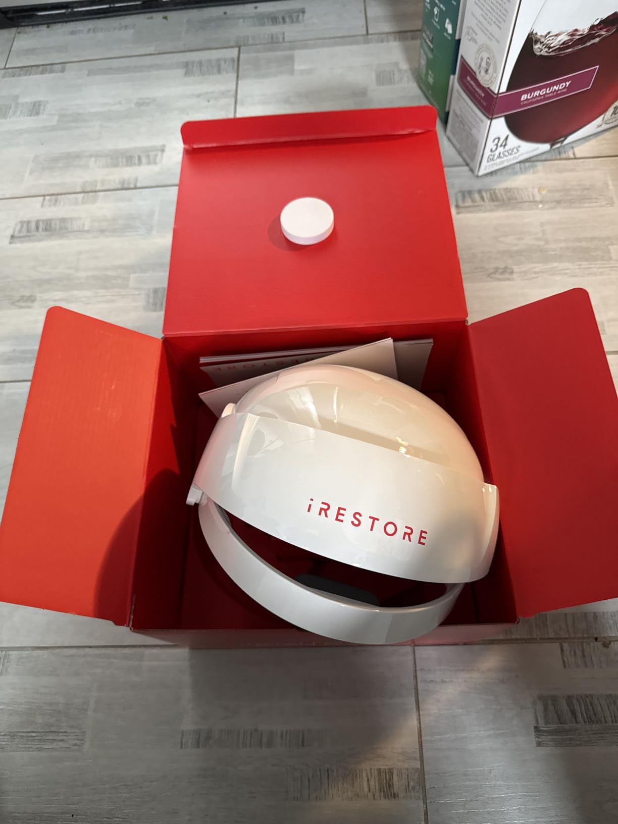 iRestore Essential - Laser Red Light Therapy for Hair Growth - FDA Cleared Hair Loss, Hair Thinning & Alopecia Treatment for Men & Women - Laser Cap for Hair Regrowth Stimulate Denser Fuller Hair customer photo 1