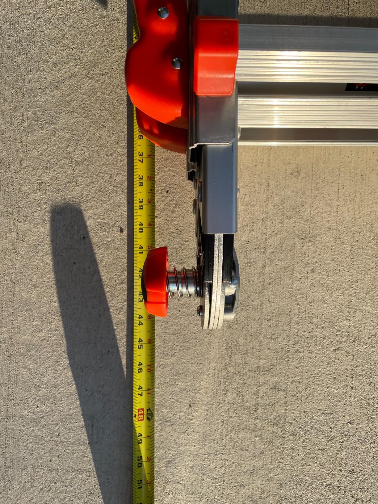 Little Giant Velocity M26 Multi-Position Aluminum Ladder, A-Frame, Extension, 90-Degree and Trestle Modes, Lightweight with Slip-Resistant Feet and Wheels, 300 lb. Type IA, 26-Ft Reach, 15426-001 customer photo 2
