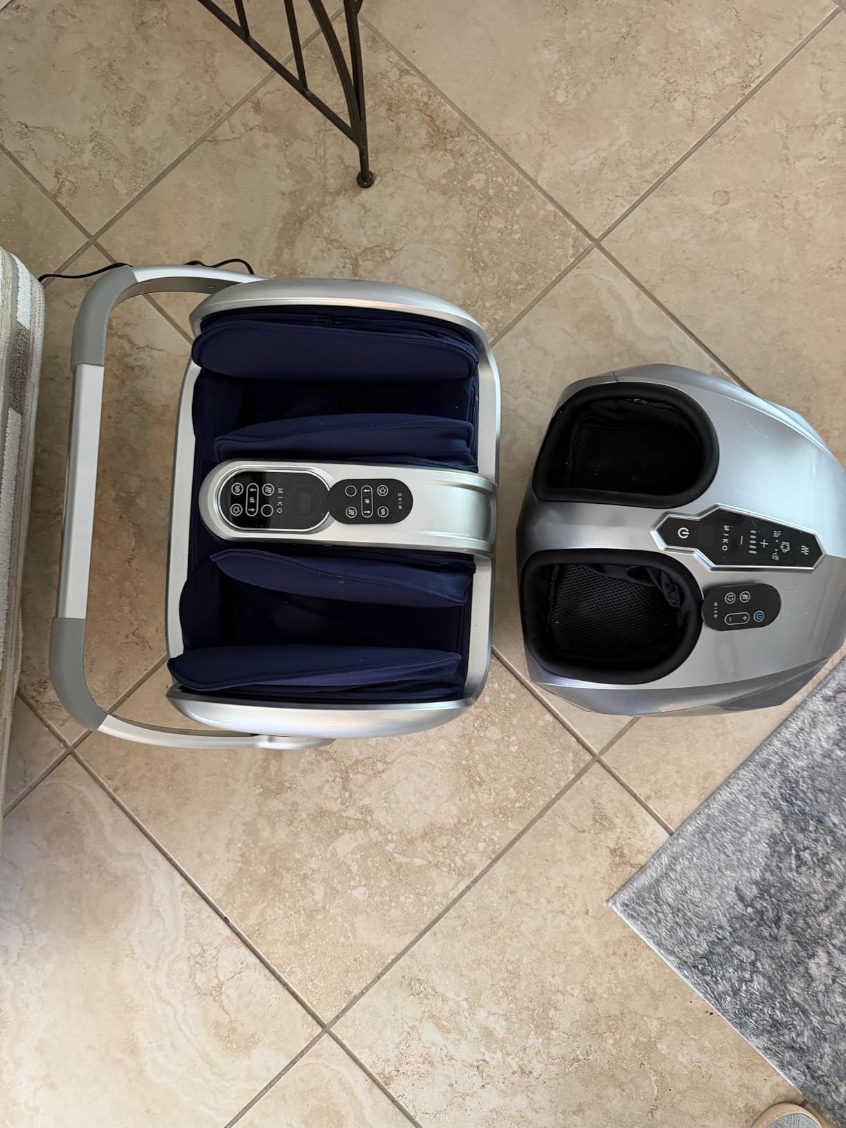 MIKO Shiatsu Foot Massager with Heat for Neuropathy & Plantar Fasciitis | Heated shiatsu feet massager, 5 intensity levels, deep compression & wireless remote, fits feet up to men's size 12 customer photo 2