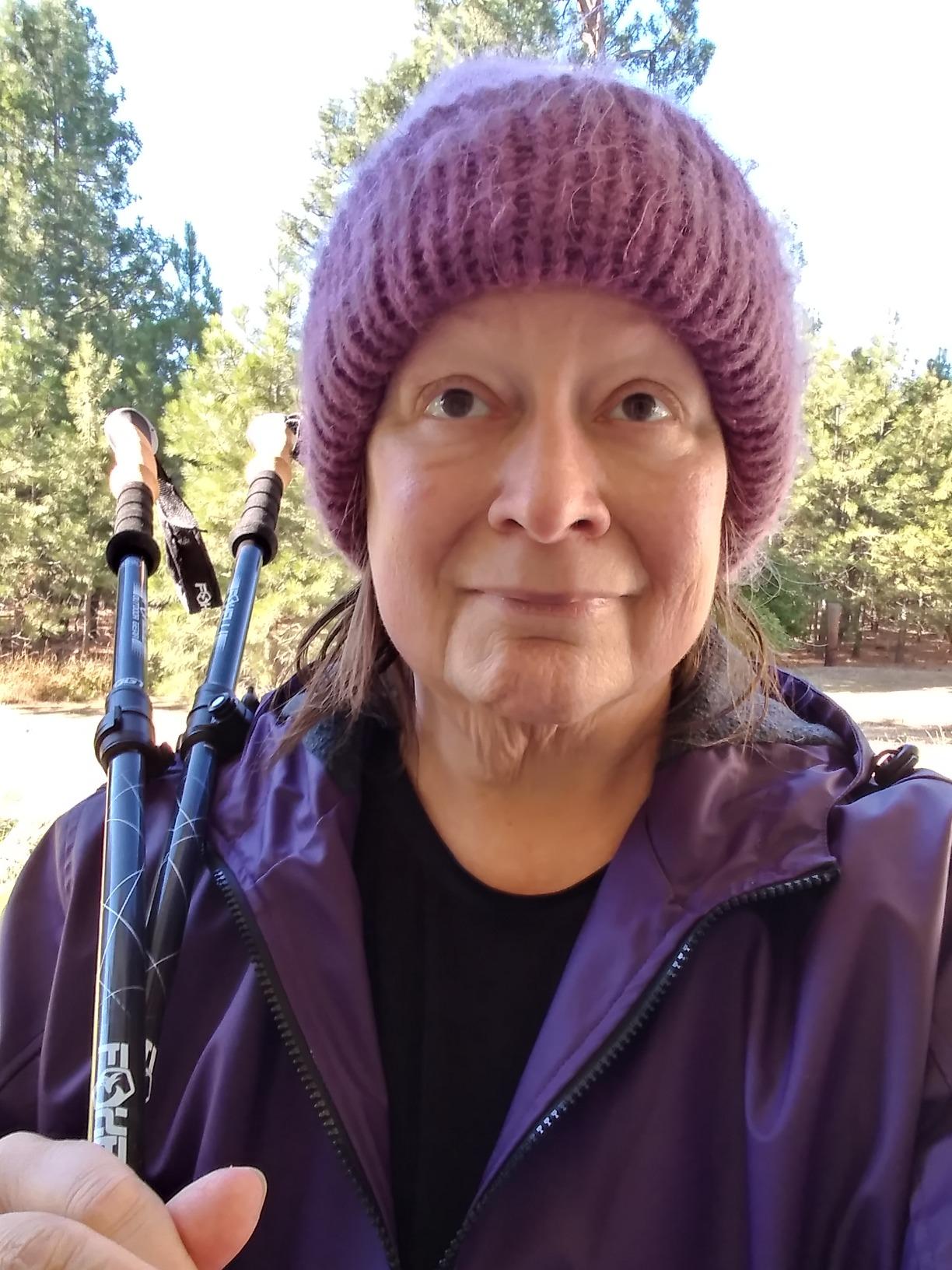Foxelli Carbon Fiber Trekking Poles - Lightweight Collapsible Hiking Poles with Cork Grips, Quick Flip Locks & All-Terrain Accessories - Adjustable Height Hiking Sticks for Men & Women customer photo 1