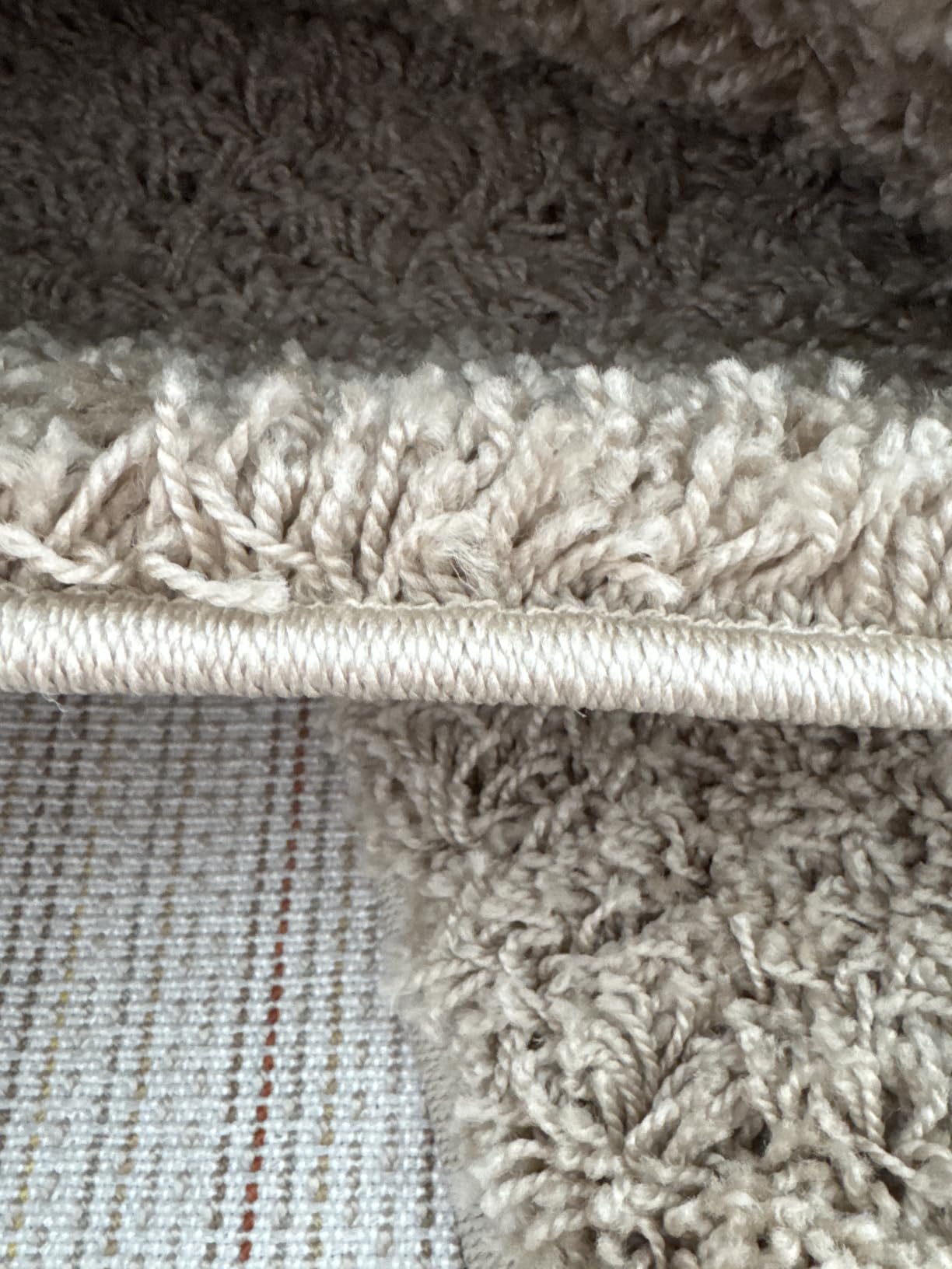 Unique Loom Solid Shag Collection Area Rug (8' x 10' Rectangle, Sandy Brown) customer photo 1