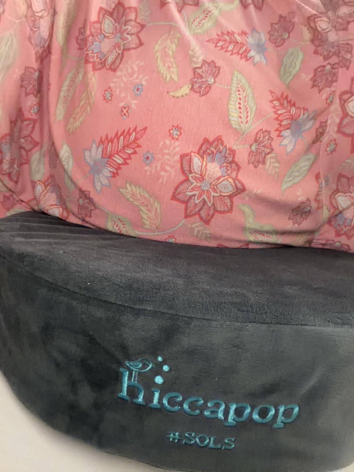 Hiccapop Pregnancy Pillow Wedge for Belly Support | Maternity Wedge Pillow | Belly Wedge Pillow | Pregnancy Wedge Pillows Support Body, Legs, Back, Knees customer photo 1