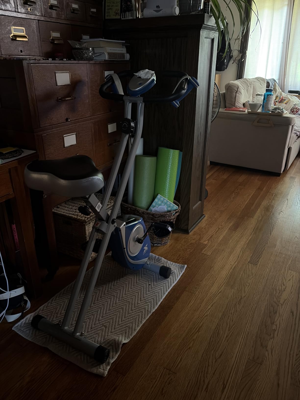 XTERRA Fitness Folding Exercise Bike, 225 LB Weight Capacity customer photo 1