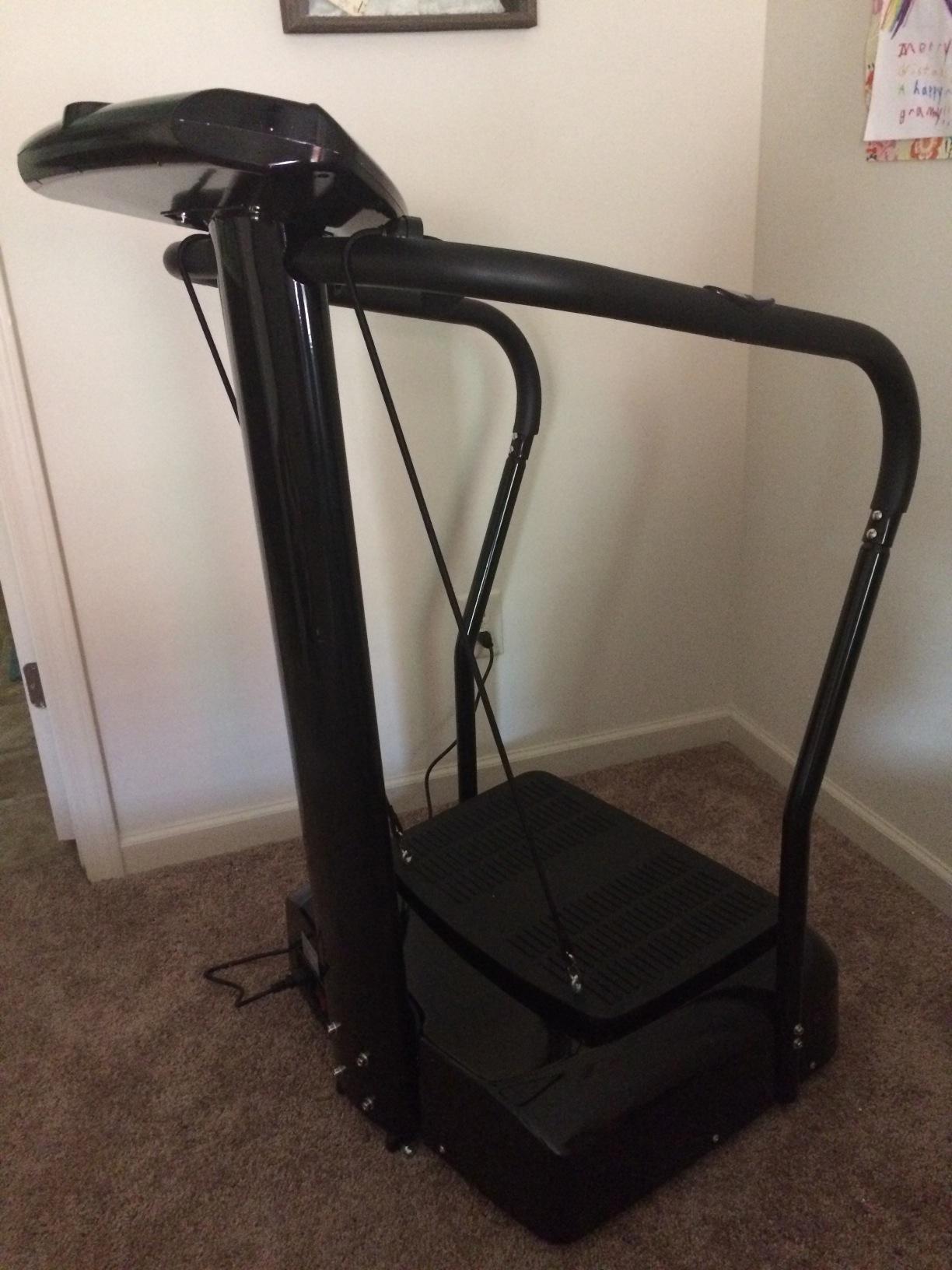 Vibration Plate Whole Body Exercise Machine for Home Gym Fitness | Multi-speed platform supports lymphatic drainage, recovery, muscle toning, weight loss, balance, and low-impact training customer photo 2