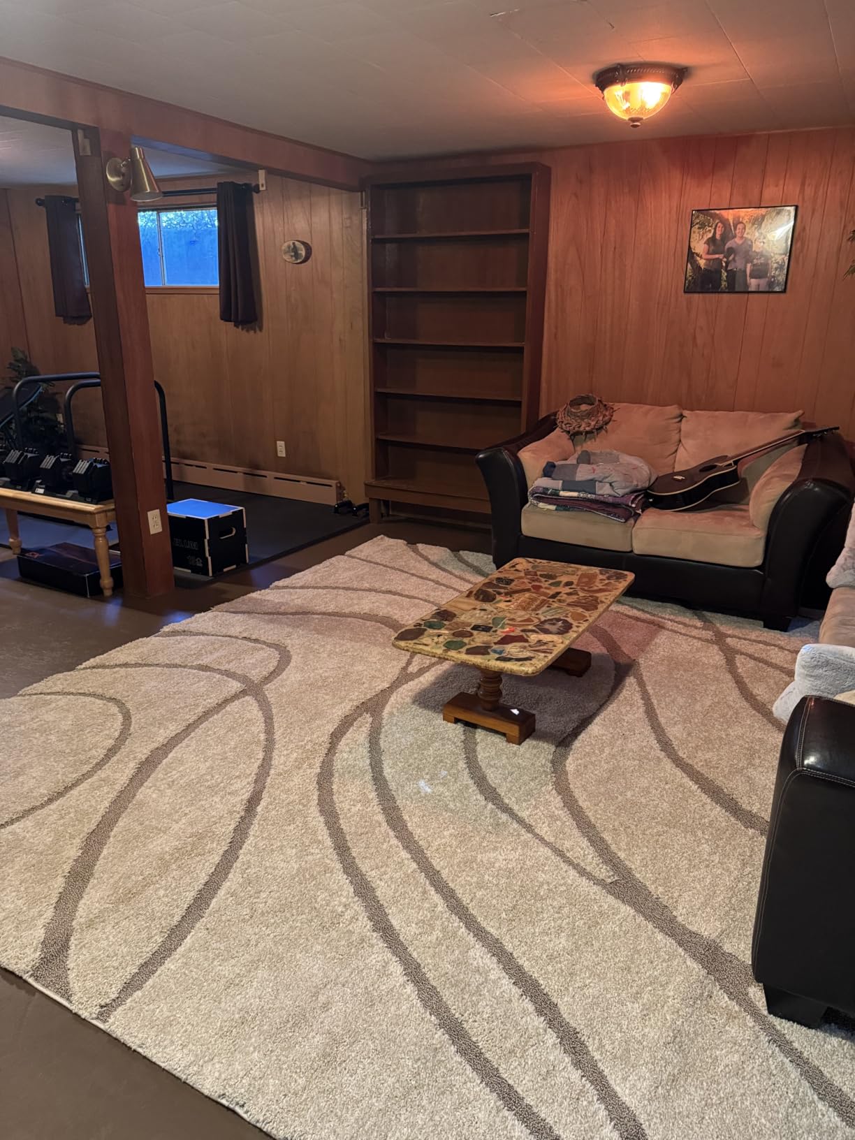 SAFAVIEH Florida Shag Collection Area Rug - 6' x 9', Creme & Creme, Non-Shedding & Easy Care, 1.2-inch Thick Ideal for High Traffic Areas in Living Room, Bedroom (SG471-1111) customer photo 2