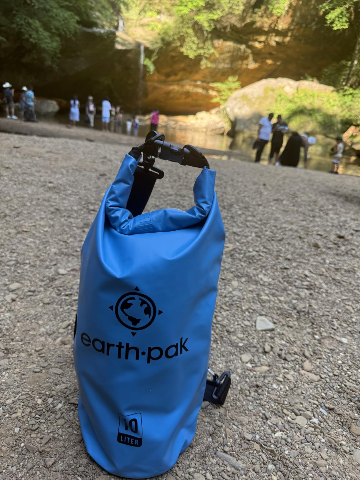 Earth Pak Waterproof Dry Bag - Roll Top Waterproof Backpack Sack Keeps Gear Dry for Kayak with Waterproof Phone Case customer photo 2