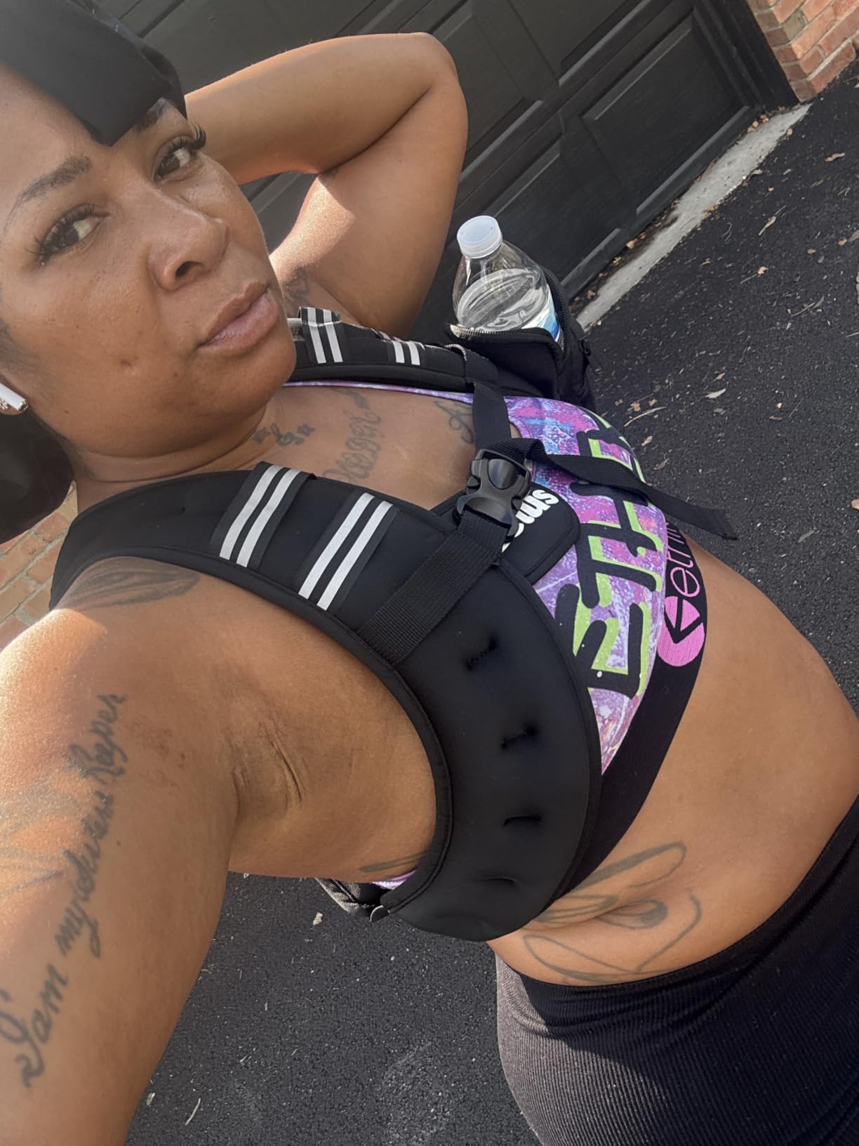 ZELUS Weighted Vest, 6lb/8lb/12lb/16lb/20lb/25lb/30lb Weight Vest with Reflective Stripe for Workout, Strength Training, Running, Fitness, Muscle Building, Weight Loss, Weightlifting customer photo 2