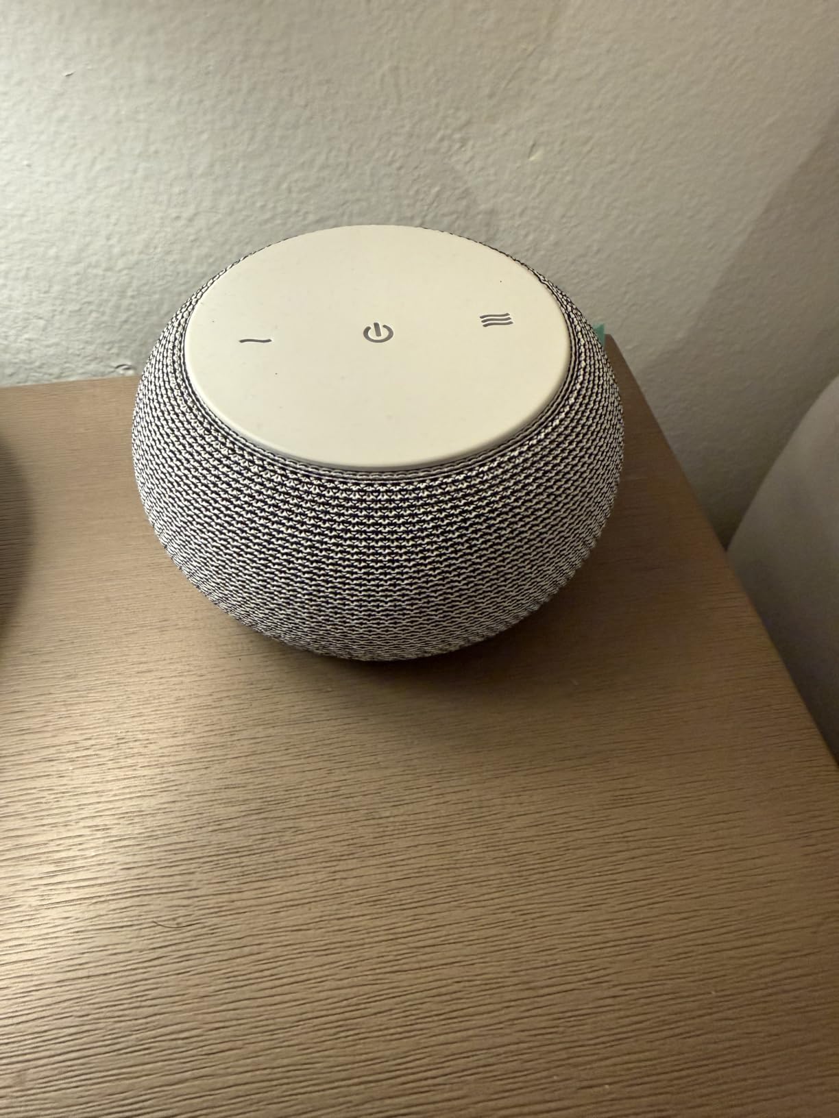 SNOOZ Original Smart White Noise Sound Machine, Real Fan Inside for Sleep | Natural Sound from a Real Fan, Non-Looping White Noise, App Scheduler, 10 Levels, Masks Snoring, Office Privacy & Neighbors customer photo 1