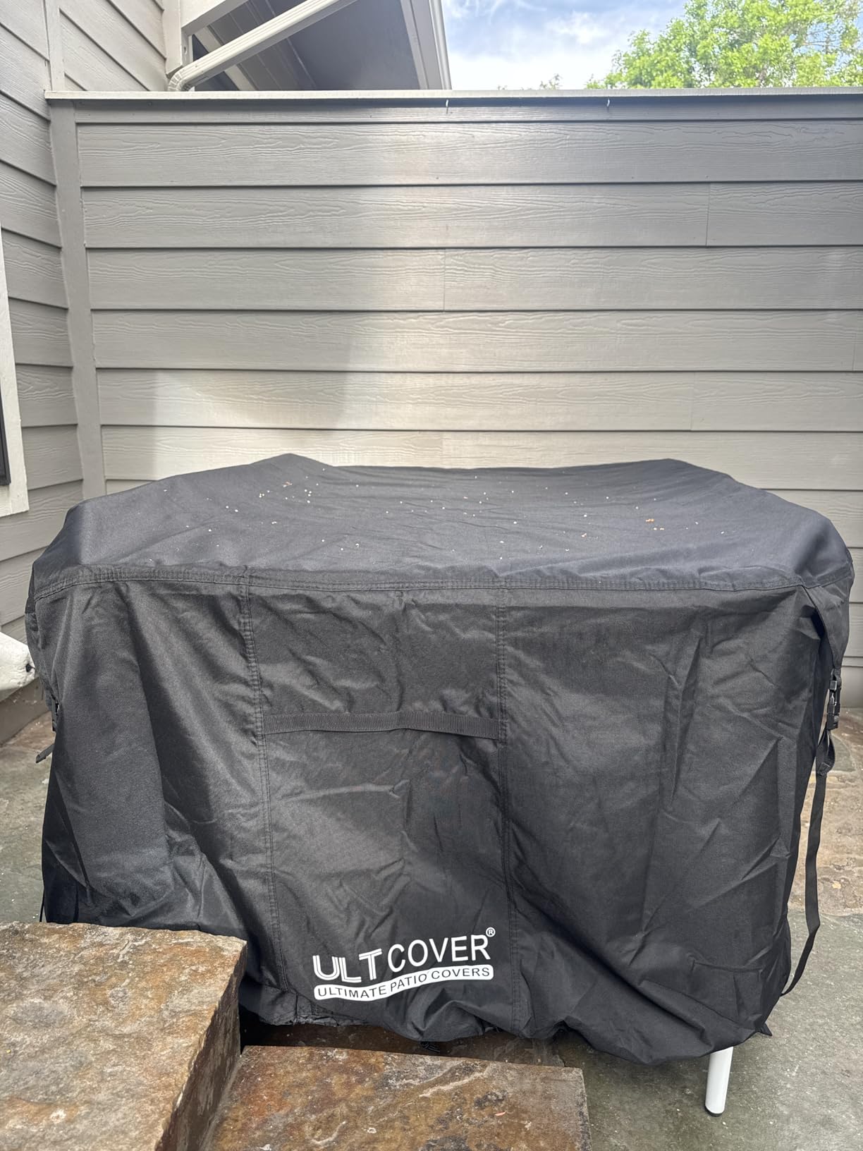 ULTCOVER Rectangular Patio Heavy Duty Table Cover customer photo 2