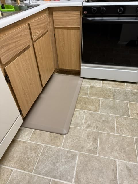 ComfiLife Anti Fatigue Floor Mat - 3/4 Inch Thick Kitchen Mats for Floor, Standing Desk Mat, Kitchen Rug - Comfort at Home, Office - Durable - Stain Resistant - Non-Slip Bottom (20