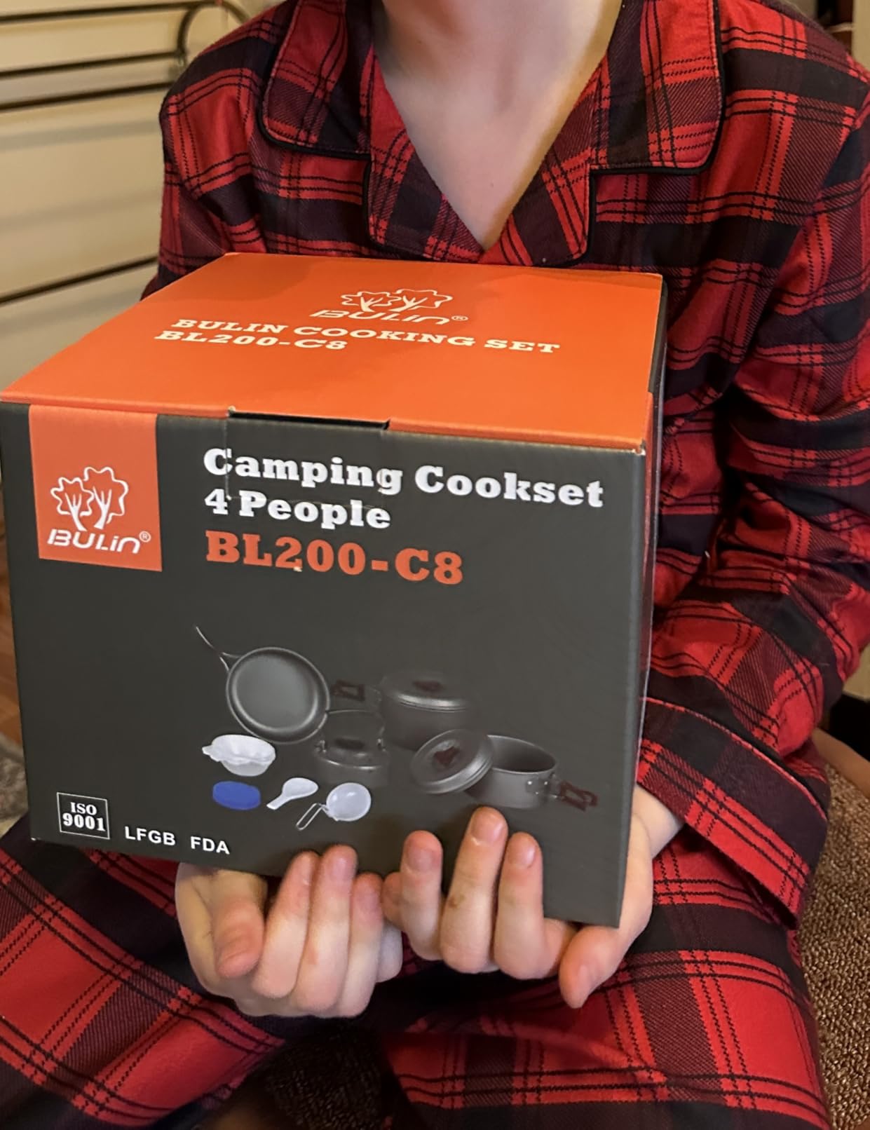 Bulin Camping Cookware, Portable Pots Kettle and Pans Set, 13 PCS for 3-4 | Lightweight Backpacking Cooking Set Outdoor Cook Gear for Family Hiking Picnic customer photo 1