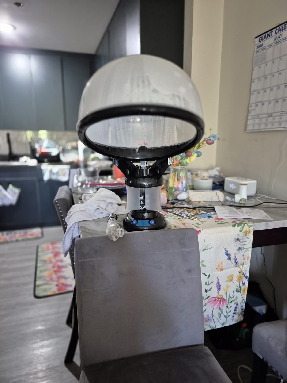 Hair Steamer Kingsteam 2 in 1 Ozone Facial Steamer, Design for Personal Care Use at Home or Salon Barber customer photo 2