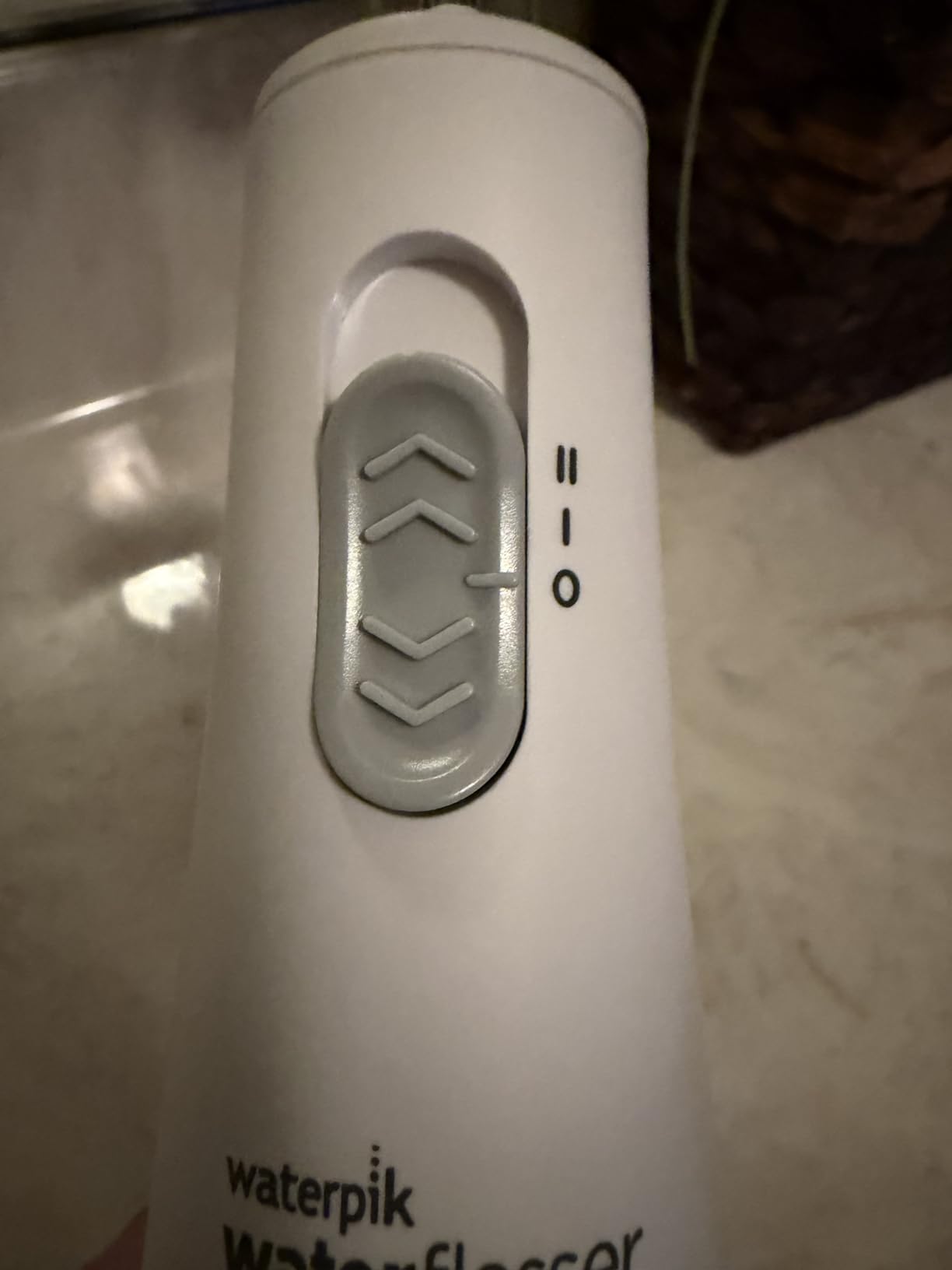 Cordless Express Portable Water Flosser, 3 AA Batteries, White | 2 Settings, 2 Tips, for Daily Gum Health & Cleaning Teeth, Travel, Shower Use, ADA Accepted, WF-02 Packaging May Vary customer photo 2