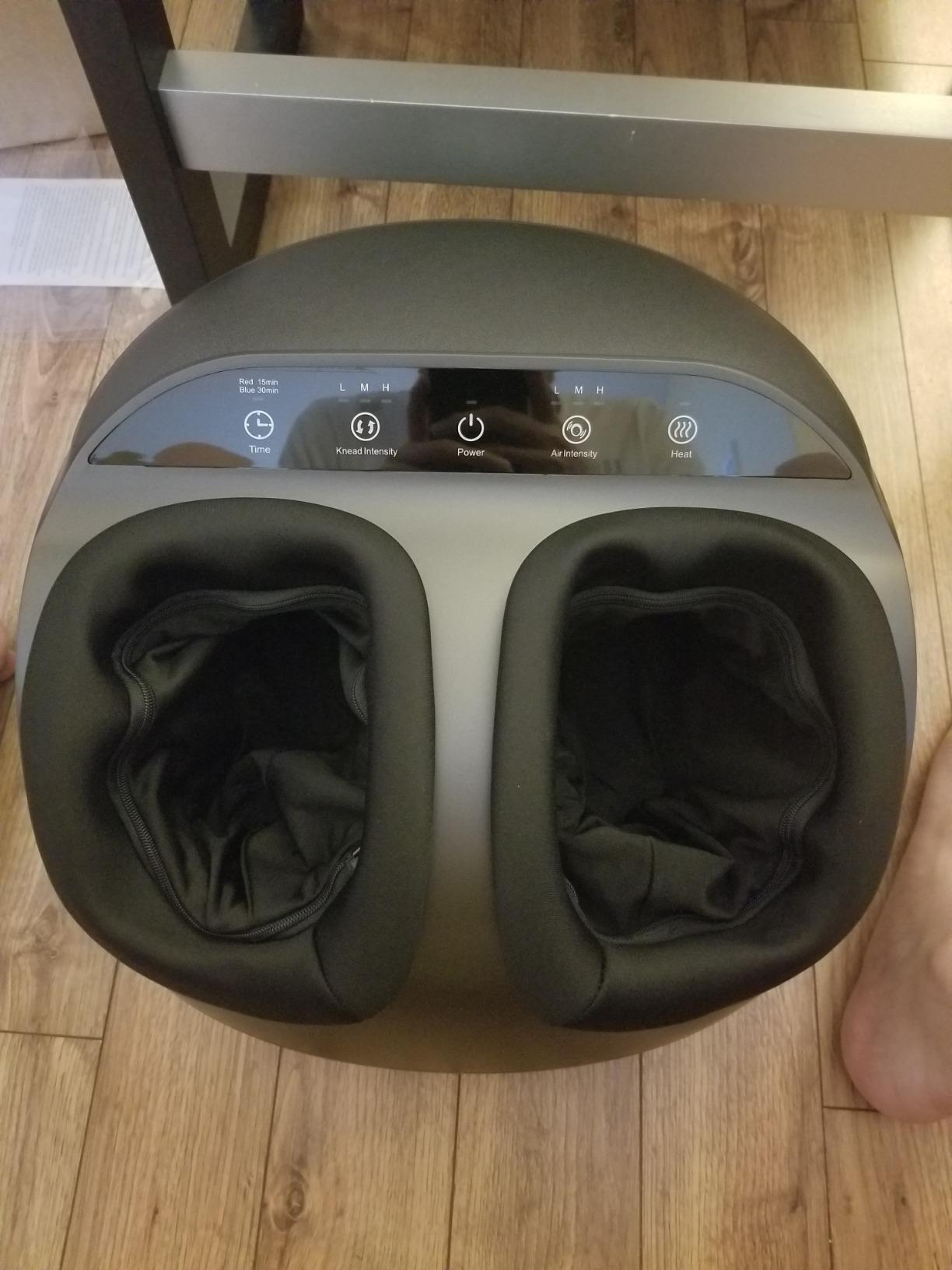 RENPHO Full Foot Massager Machine, 2026 Upgraded Shiatsu Foot Massager with Heat, FSA Eligible HSA Store Eligible, Plantar Fasciitis Massager, Birthday Gifts for Women Mom Men Dad, Fits Up to Size 13 customer photo 2