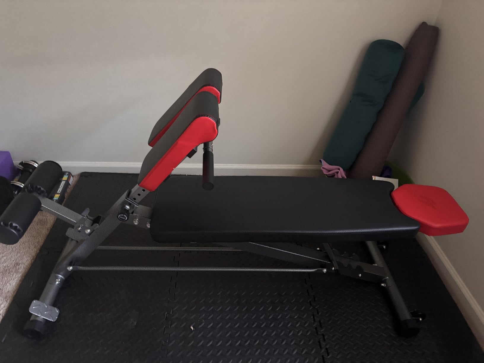 FF Finer Form Multi-Functional Weight Bench for Full All-in-One Body Workout - Adjustable Workout Bench Press for Home Gym, Fitness equipment for Back HyperExtension, Roman Chair Exercise, Sit up customer photo 2