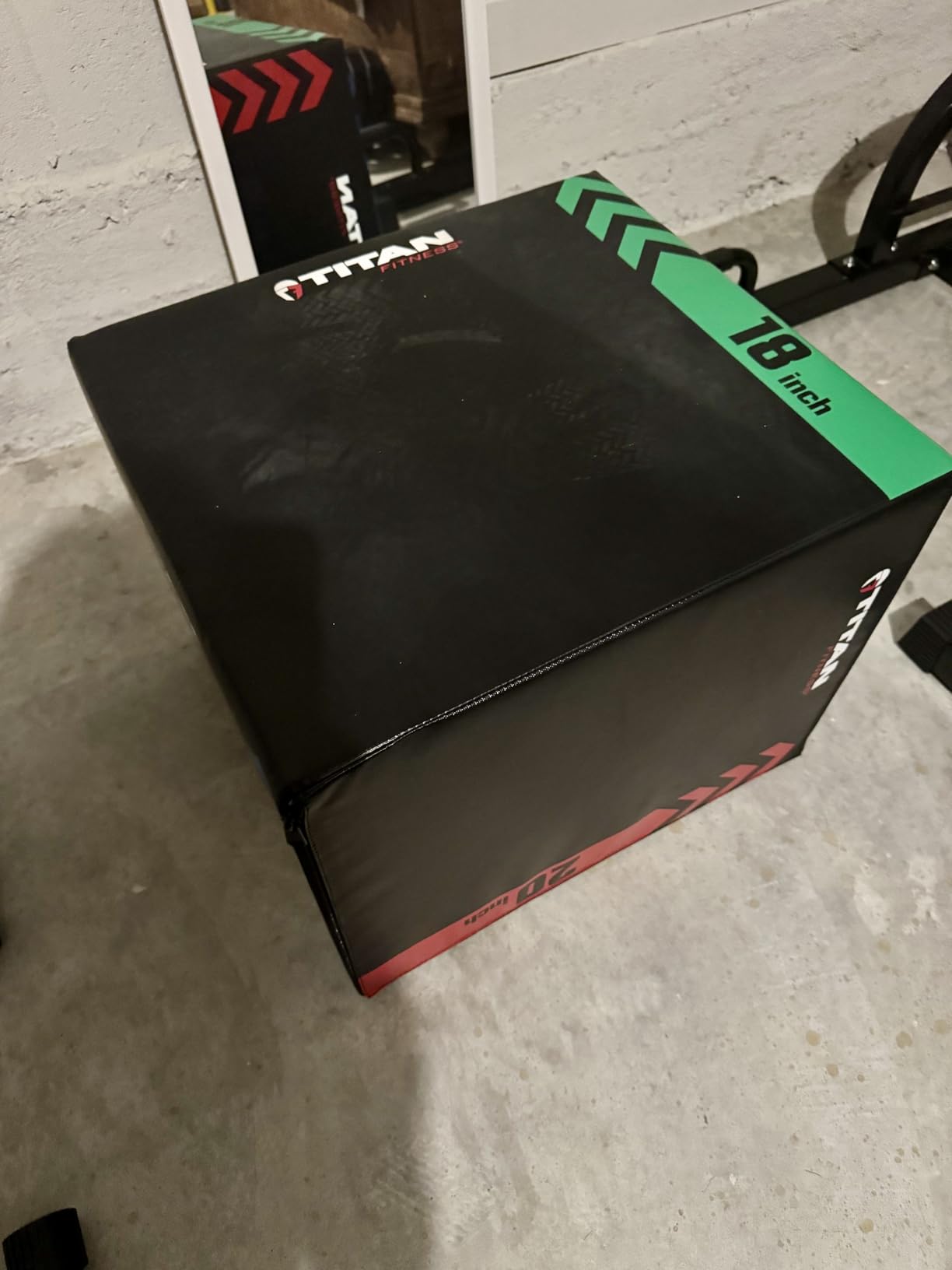 Titan Fitness Heavy Foam Plyometric Box - Pro-Duty HIIT Exercise Foam Plyo Step-Up, Box Squat customer photo 1