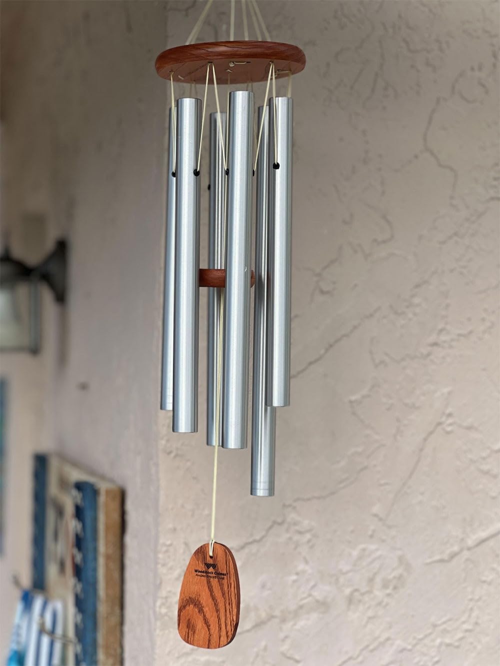 Woodstock Wind Chimes Amazing Grace Chime Medium (24'') Bronze Wind Chime Inspirational and Memorial Gifts Wind Chimes for Outside Patio Home or Garden Decor customer photo 2
