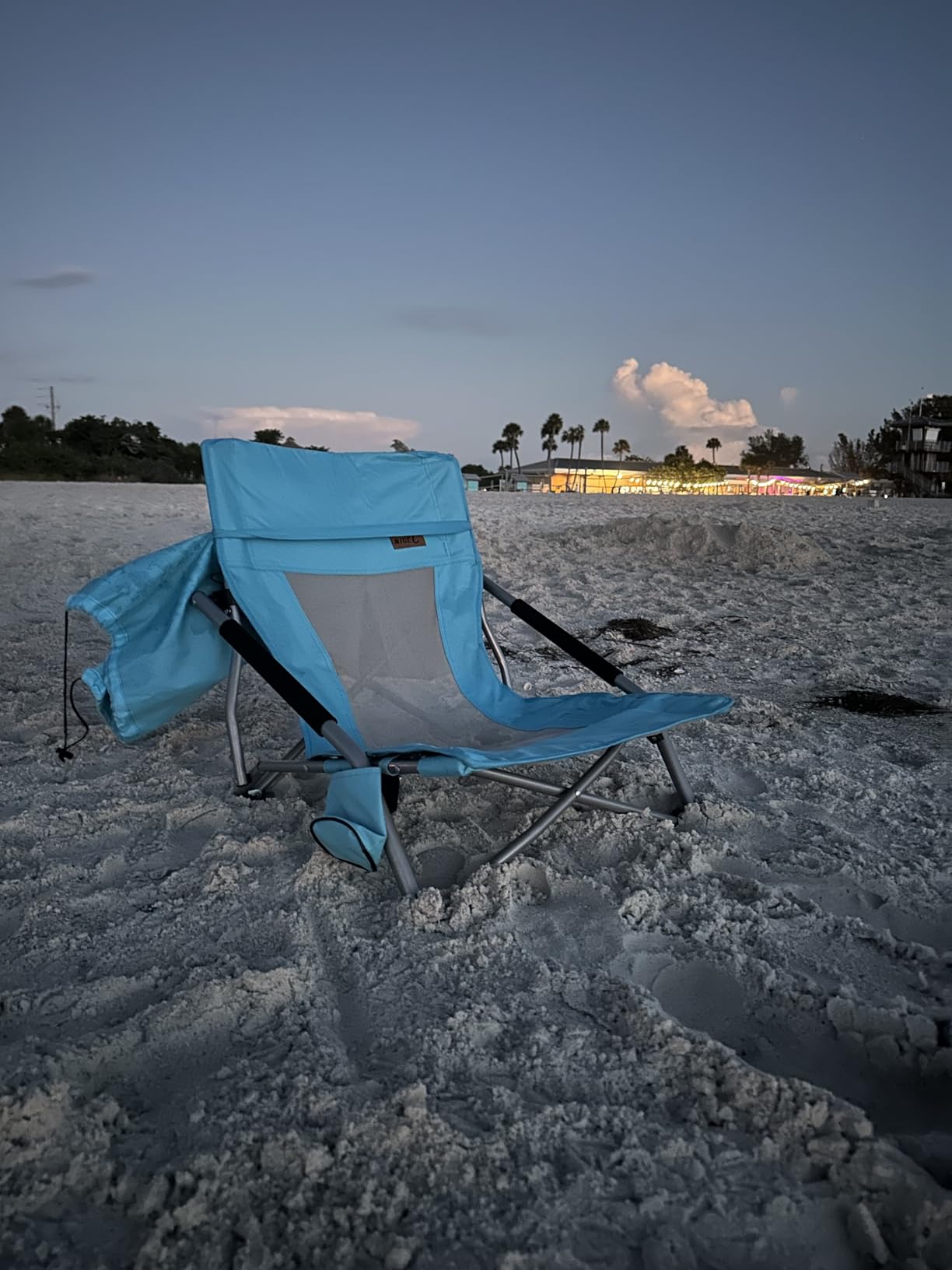 Nice C Low Beach Camping Folding Chair (2 Pack Blue), Compact Backpacking Chair with Cup Holder, Carry Bag, Heavy Duty customer photo 1