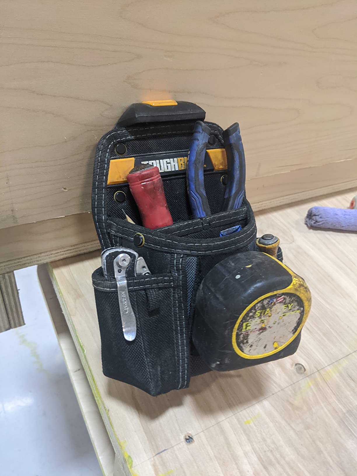 ToughBuilt ClipTech 3-Piece Handyman Tool Belt Set, Modular ClipTech System with 2 Rugged Pouches & Heavy-Duty Padded Belt, 1680D Reinforced Construction customer photo 1