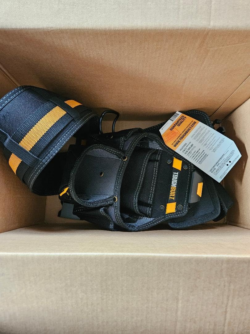 ToughBuilt ClipTech 3-Piece Handyman Tool Belt Set, Modular ClipTech System with 2 Rugged Pouches & Heavy-Duty Padded Belt, 1680D Reinforced Construction customer photo 2