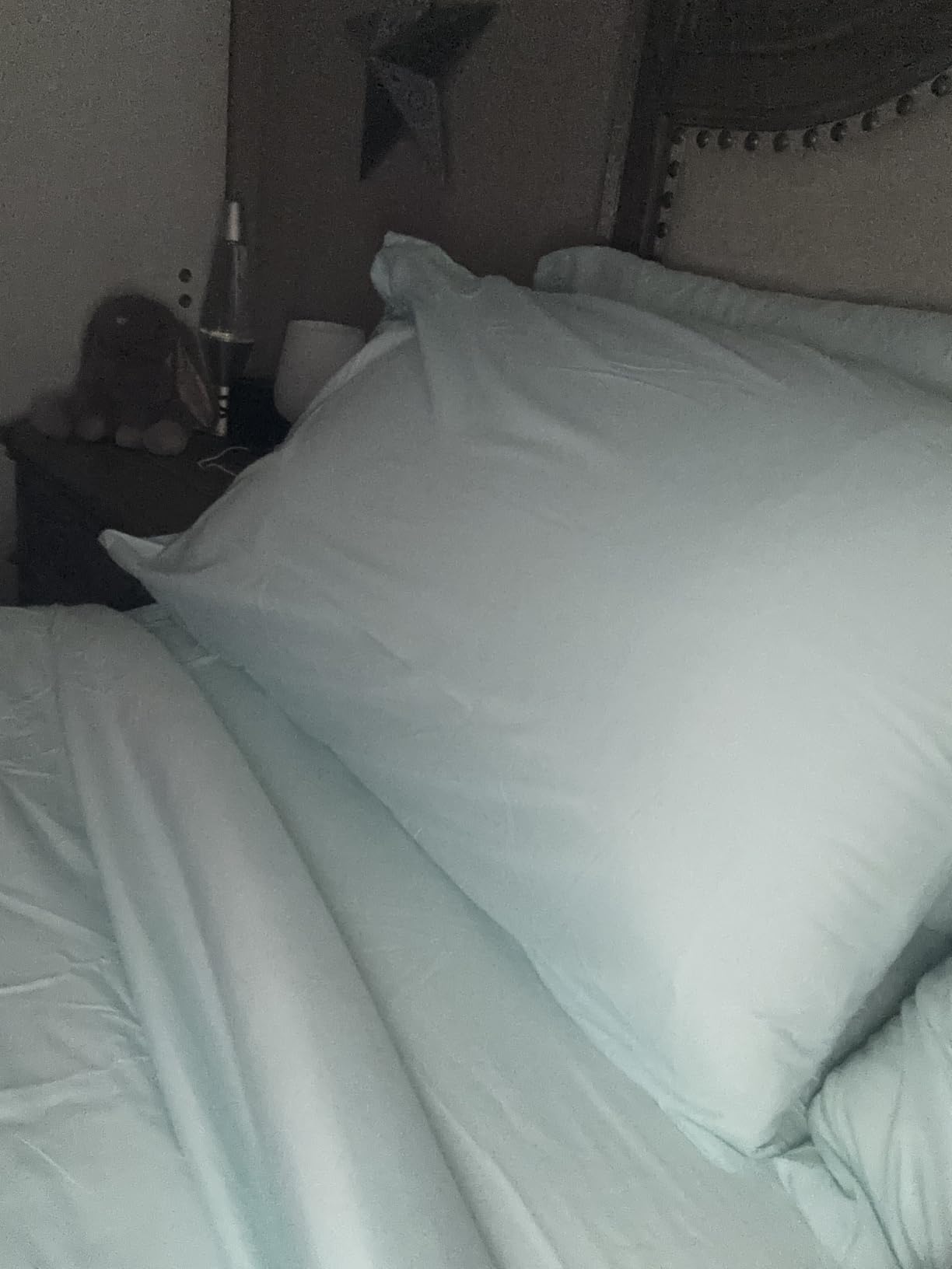 Hearth & Harbor Extra Deep Pocket Sheets - Fits Mattress 18-24 Inches Deep - Extra Deep Pocket Split King Size Sets - 7 Piece Split King Size - Blue Heaven customer photo 2
