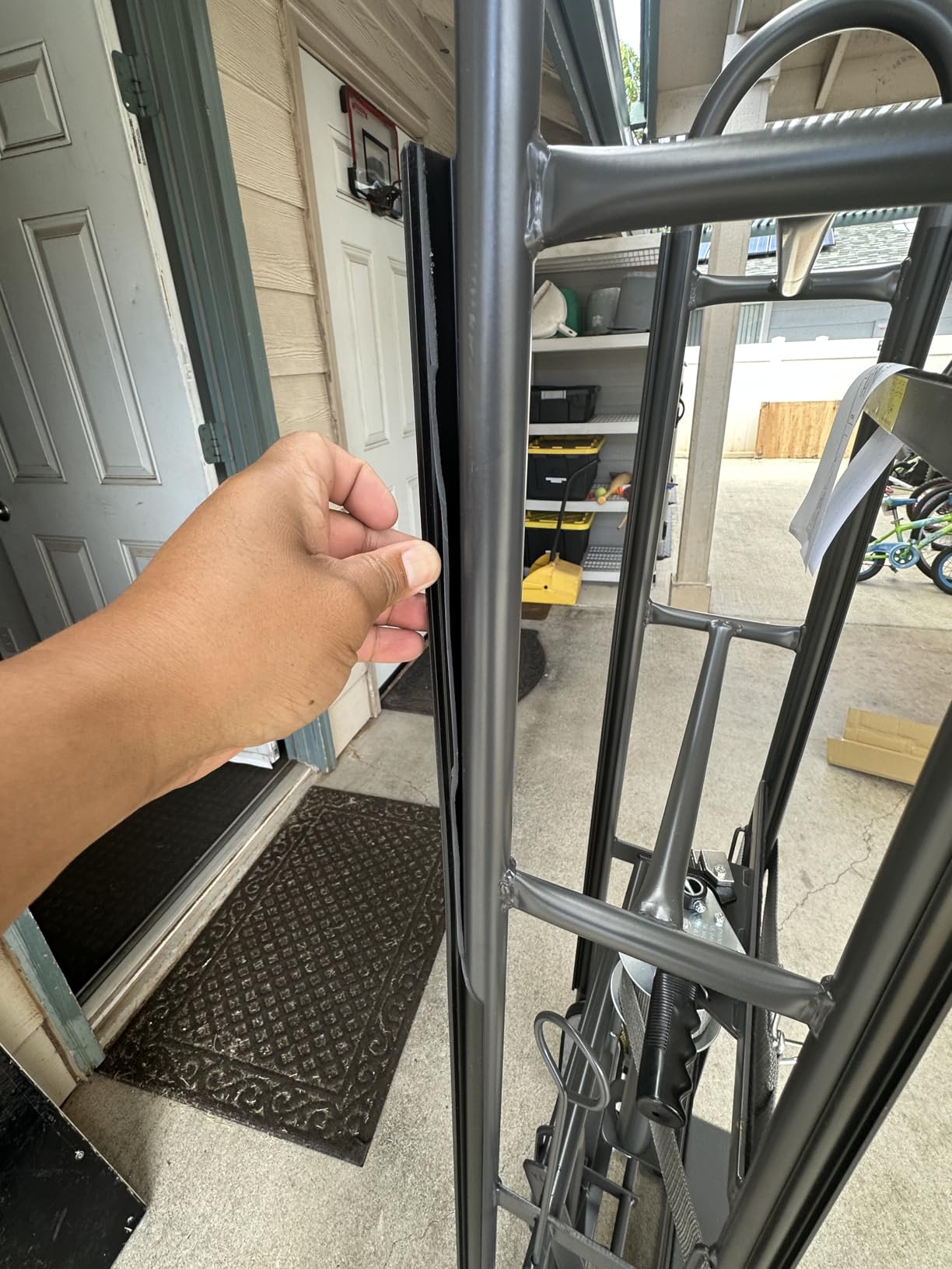 US Cargo Control Heavy Duty Appliance Hand Truck with Stair Climber and Kickback Wheels, 1,200 LB Capacity, Steel Dolly with Single Auto Recoil Strap System customer photo 2