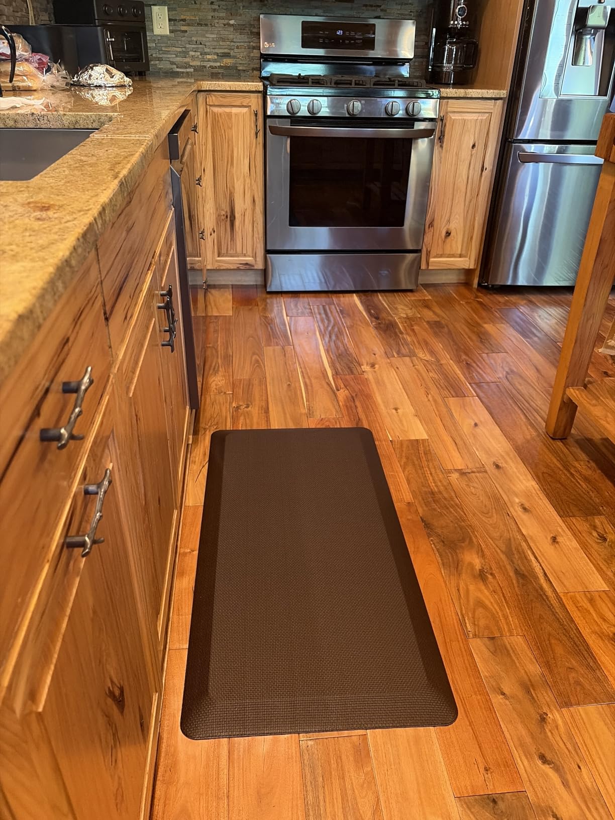 FEATOL Anti Fatigue Mat for Standing, 9/10 Extra Thick Ergonomic Standing Desk Mat, Comfort Memory Foam Standing Mat at Home,Office All Day (20