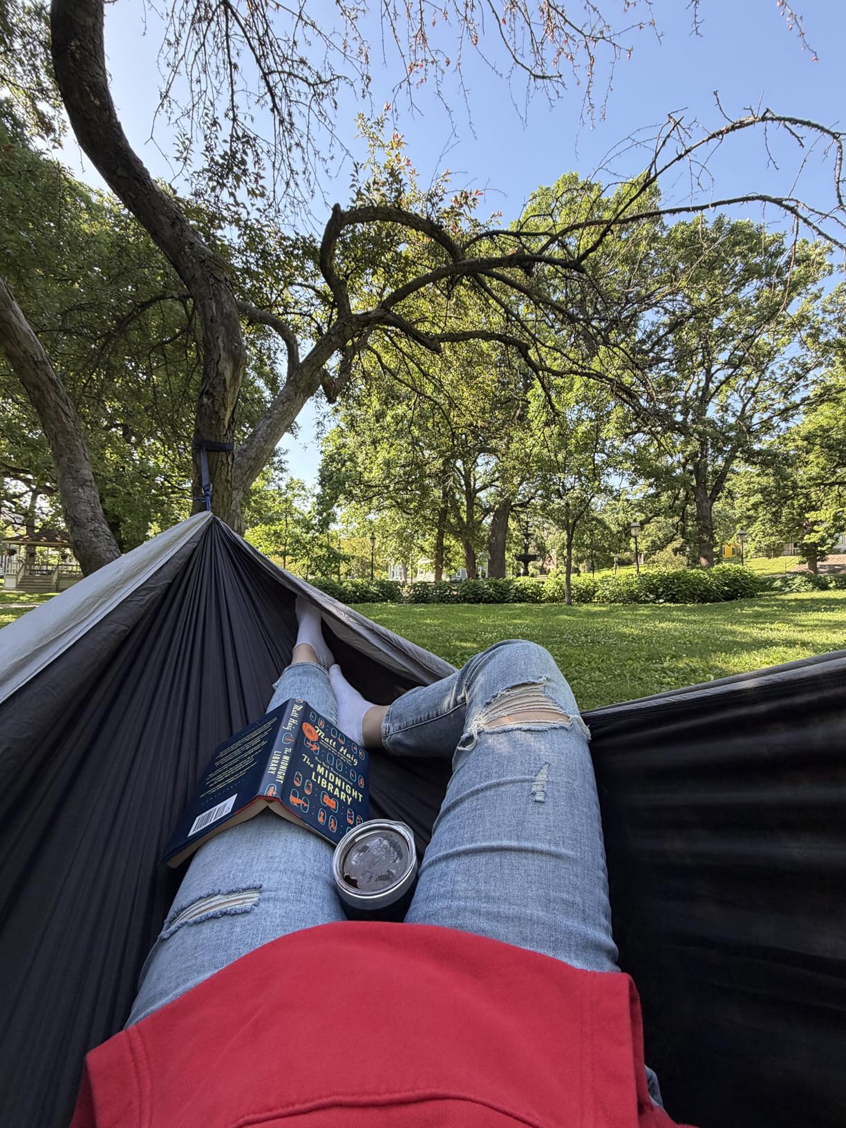 Kootek Camping Hammock, Portable Hammocks with Tree Straps & Attached Carry Bag, Camping Essentials Gear, Perfect for Outside Indoor Hiking Beach Backpack Travel customer photo 2