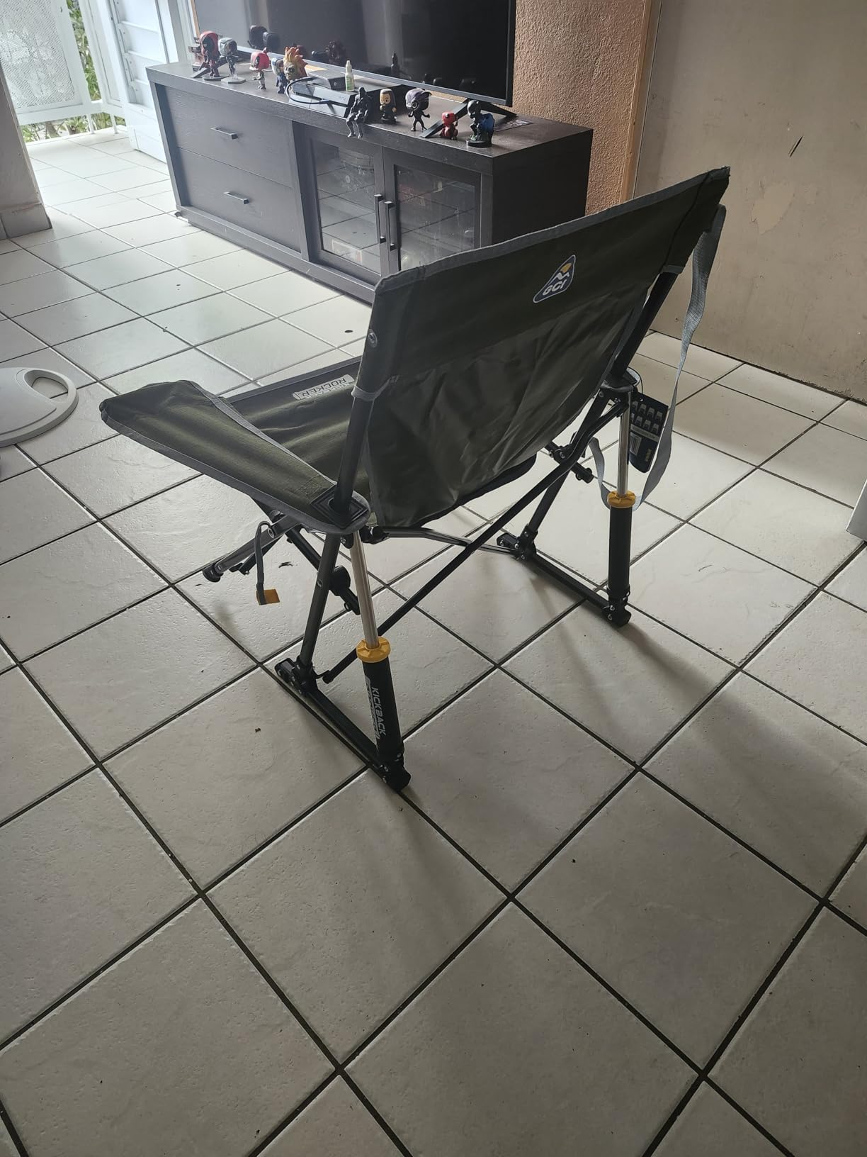 GCI Outdoor Kickback Rocker Camping Chair, Portable Folding Rocking Chair with Durable Armrests, Drink Holder & Relaxed Lowered Seat for Comfort customer photo 2