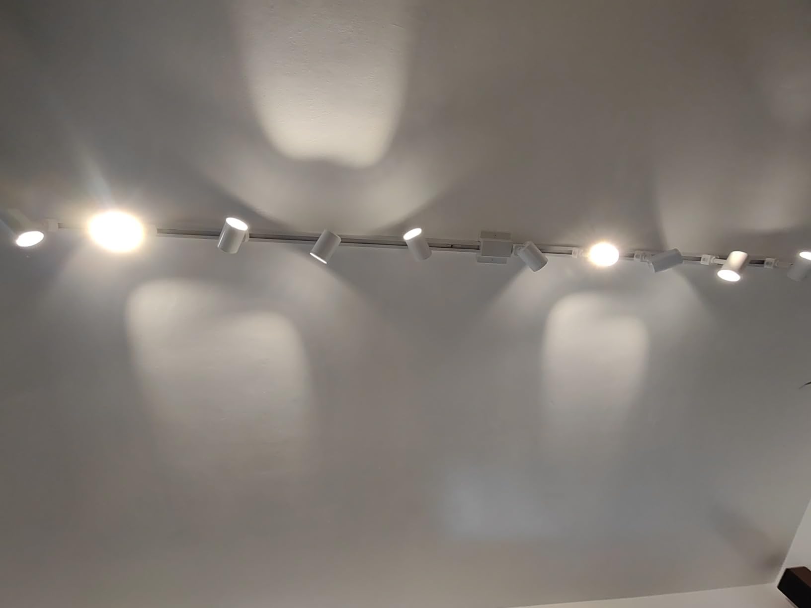 mirrea 12 Pack LED Track Lighting Heads 6.5W White 3000K Warm White | Compatible with Single Circuit H Type Rail, Ceiling Spotlight, For Accent Task Wall Art Exhibition Lighting customer photo 1