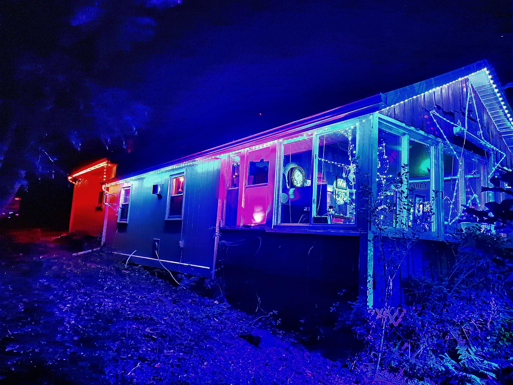 Minetom Color Changing Rope Lights Outdoor, 33FT 100 LED String Lights with Plug & Remote, Waterproof Christmas Light Outdoor Decoration, Twinkle LED Rope Light for Outside Indoor Bedroom, 16 Colors customer photo 1