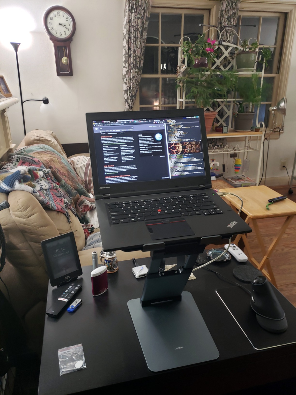 Lifelong Ergonomic Adjustable Laptop Stand for Desk, Extra Tall 20