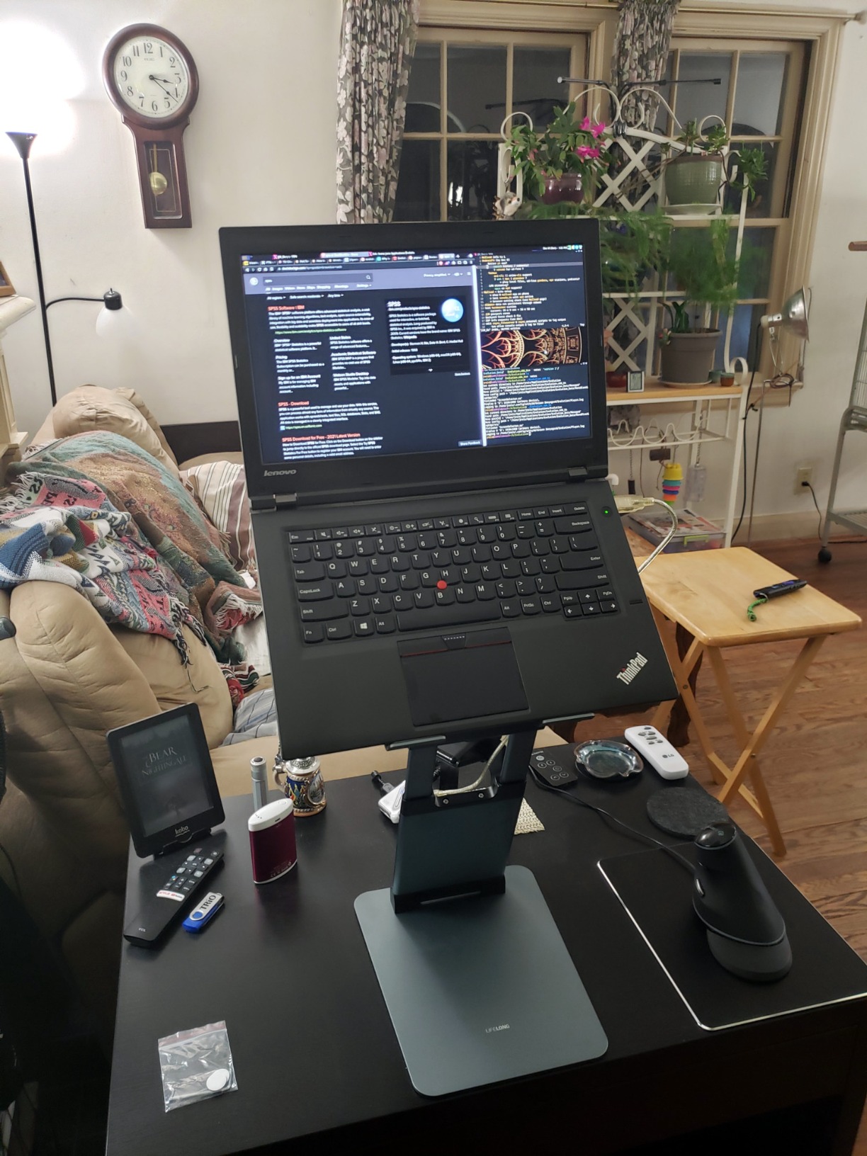 Lifelong Ergonomic Adjustable Laptop Stand for Desk, Extra Tall 20