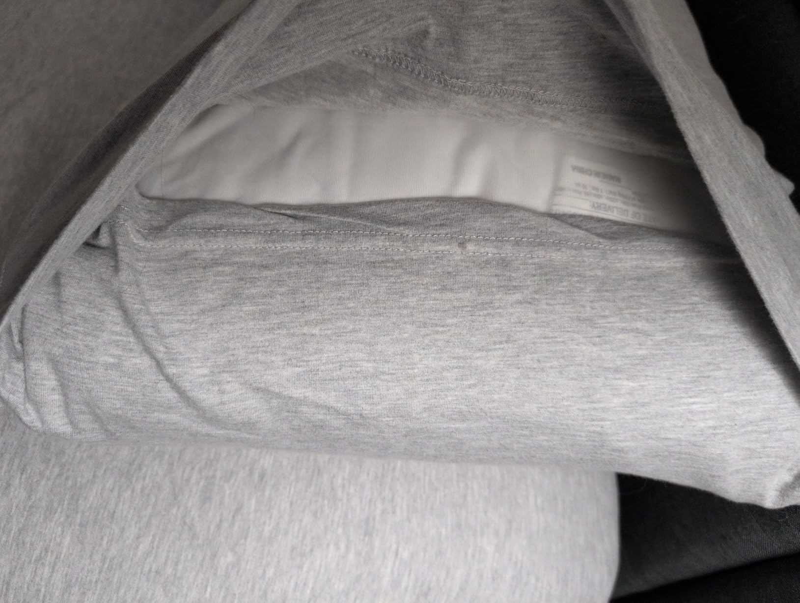 Jersey Knit Queen Sheets Set - 4 Piece Cotton Jersey Sheets, Ultra Soft T-Shirt Feel, Breathable & Stretchy Bed Sheet Set, Heather Light Grey customer photo 1