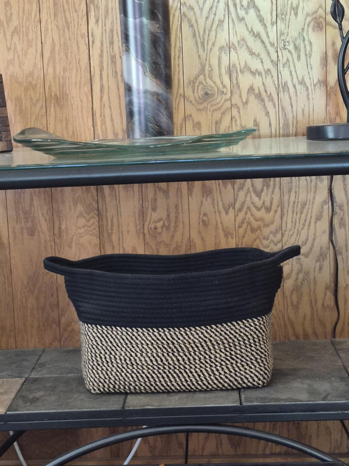 Goodpick Woven Storage Basket for Shelves, 13