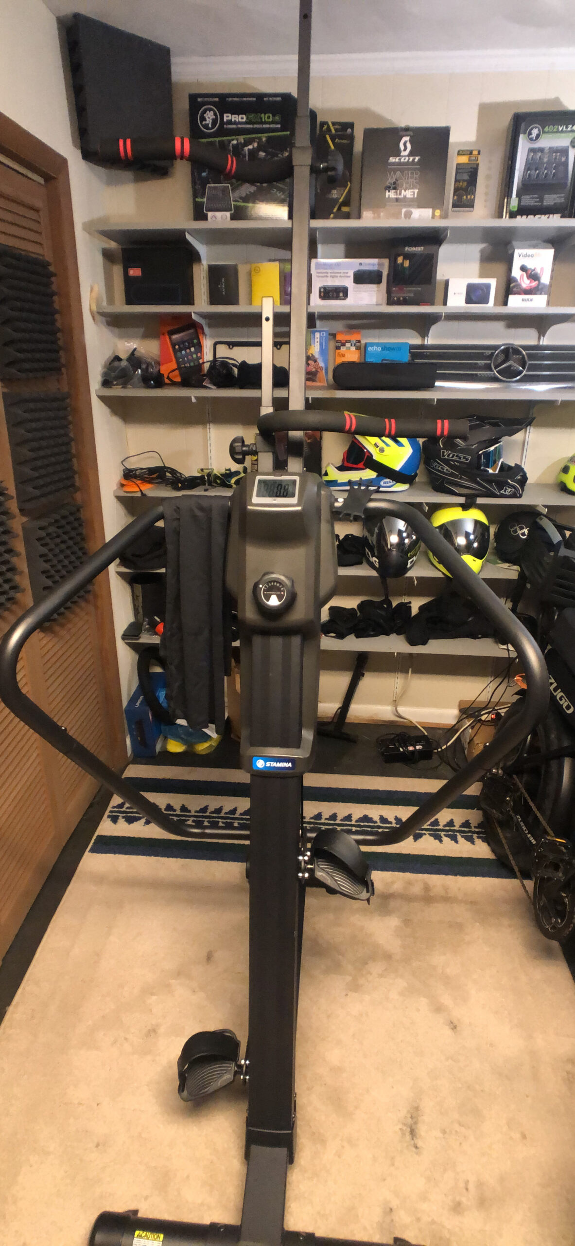 Stamina Products Cardio Climber Home Workout Fitness Exercise Machine with Smart Coaching, LCD Monitor, And Wheels for Easy Storage | Cardio Climber Home Workout Fitness Exercise Machine; LCD Monitor; And Wheels for Easy Storage customer photo 1
