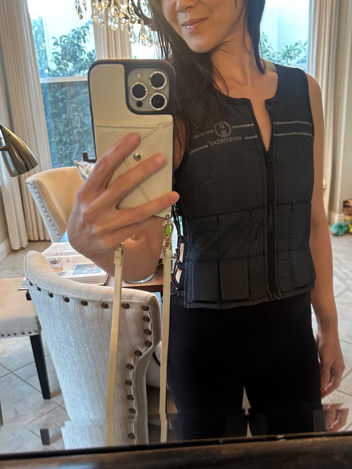 Hyperwear Hyper Vest FIT Weighted Vest for Women Walking & Bone Health - Adjustable USA Steel Weights, Machine Washable - Osteoporosis Exercise, No Chest Weights - 10 lb or 5 lb Options customer photo 1