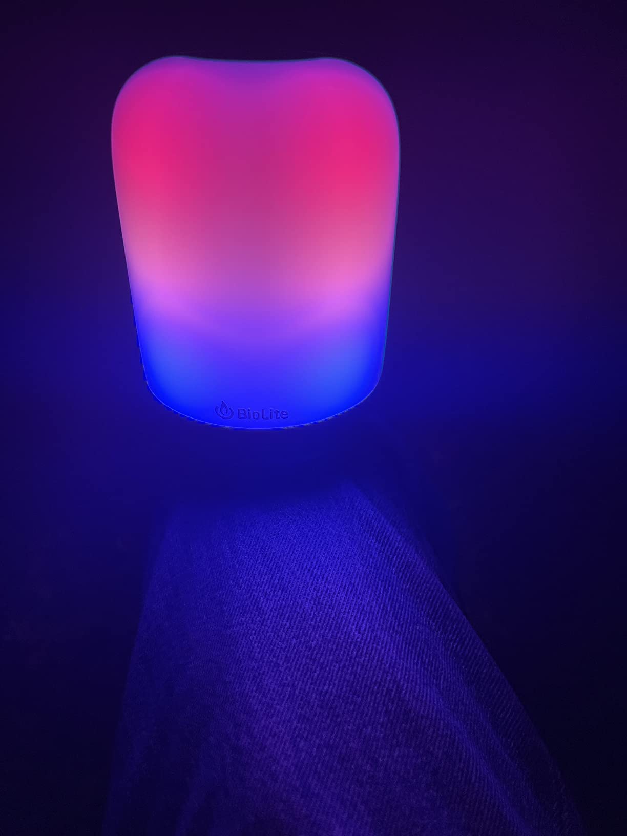 BioLite Alpenglow 500 Camping Lantern, USB, Rechargeable, Multicolor | Built-In Charging Port, IPX4 Waterproof, Perfect for Nighttime Cooking and Photography, Runs for 5h HI and 200h LO customer photo 2
