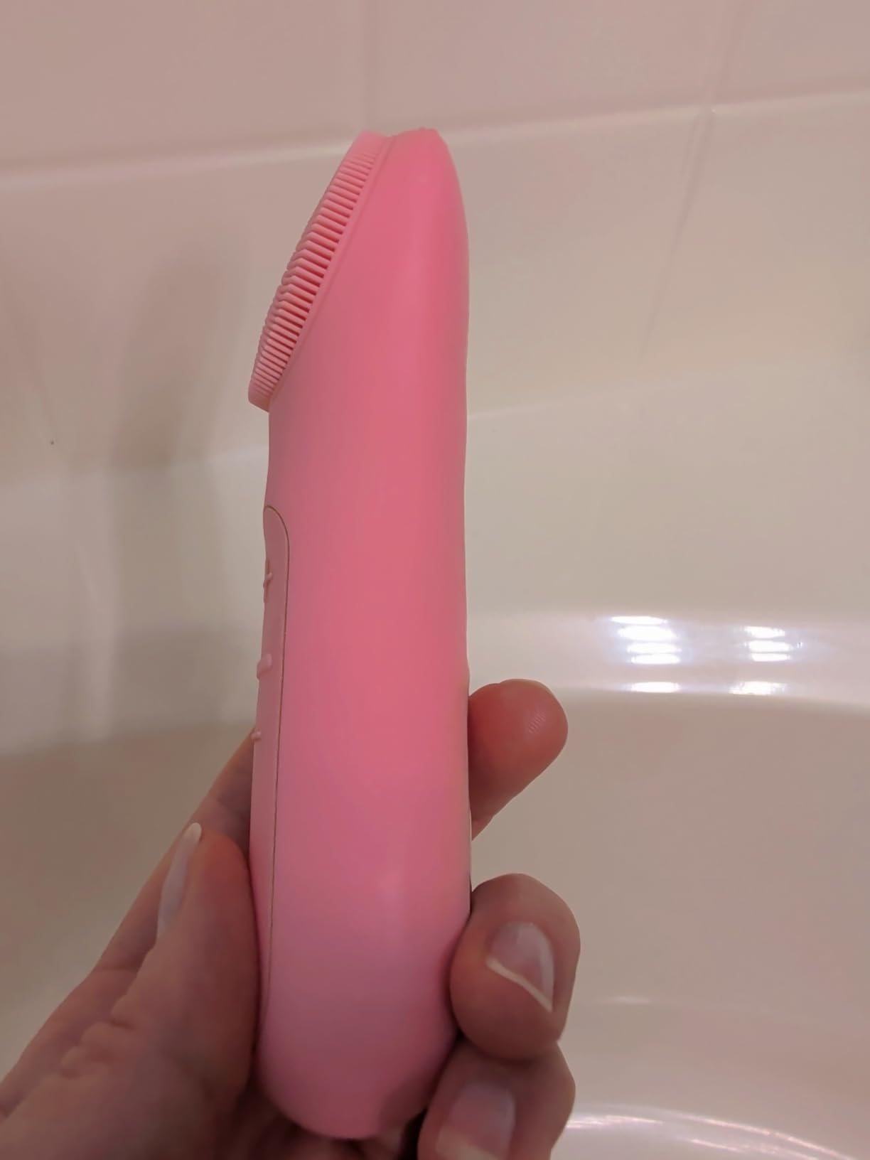 NågraCoola CLIE Facial Cleansing Brush, Waterproof and Rechargeable Face Scrub Brush for Men & Women, Cleansing, Exfoliating and Massaging, Electric Face Scrubber - Blue customer photo 1