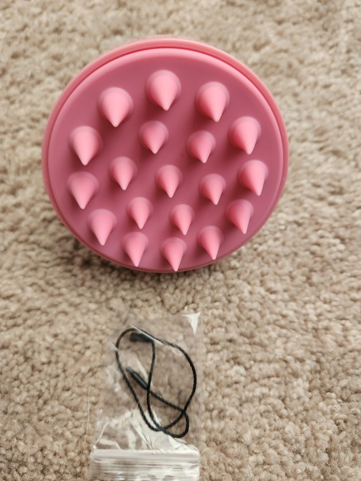 HEETA Scalp Massager Hair Growth, Soft Silicone Scalp Scrubber Shampoo Brush for Exfoliation, Dandruff Removal Head Massage Stress Relax, Wet & Dry Use for Thick Thin Curly Hair Care, Sky Gray customer photo 1