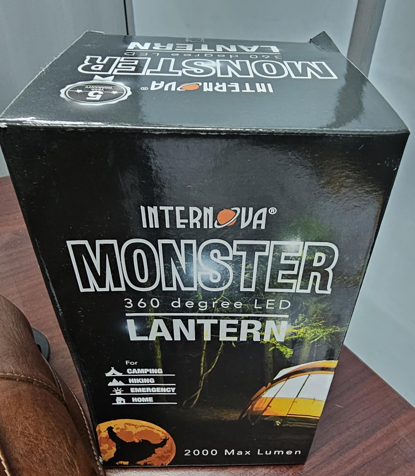 2000 Lumen LED Camping Lantern, Longest Lasting Battery Lantern, Powered & Operated with Infinite 360 Degree Light Control customer photo 1