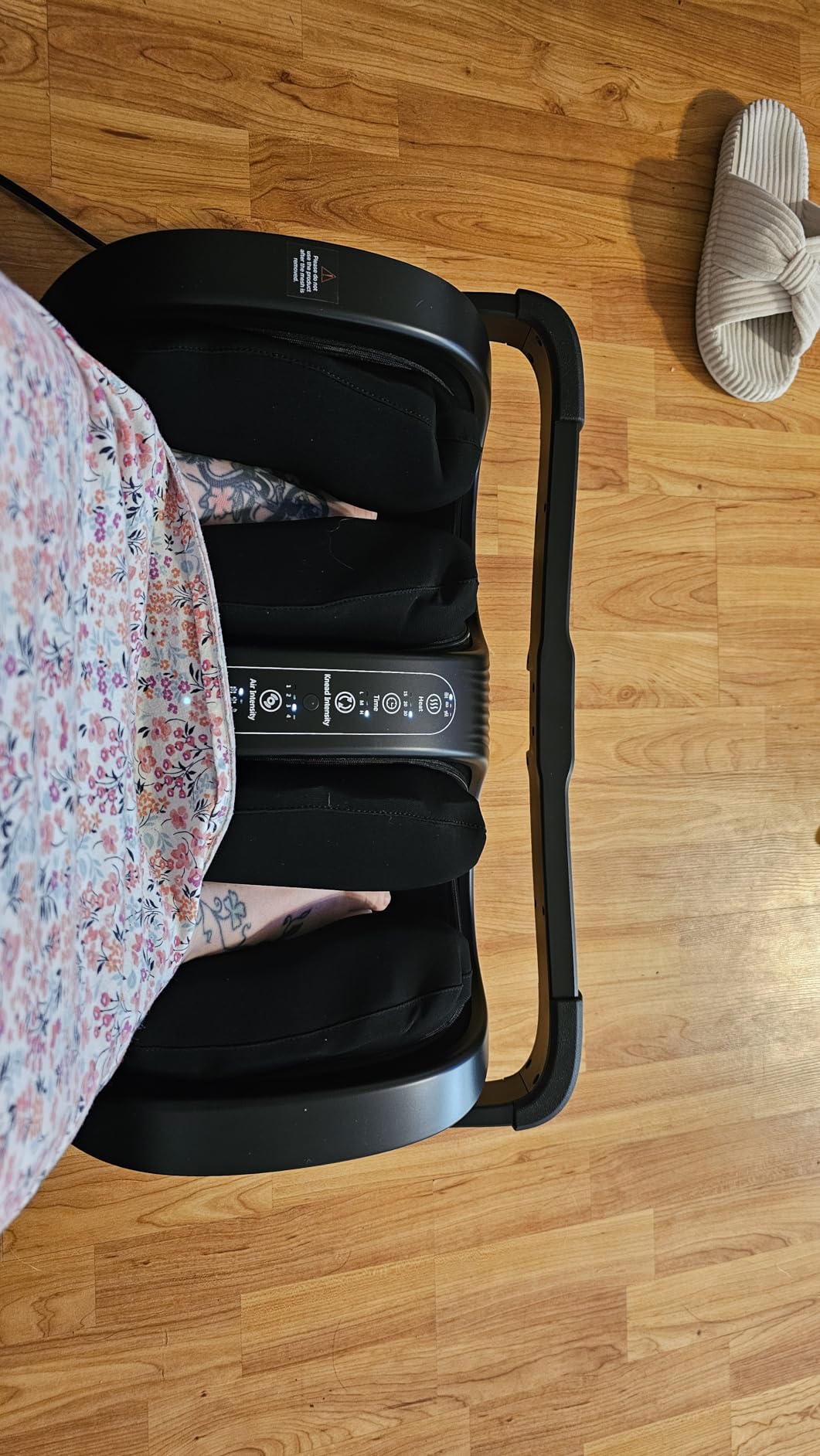 RENPHO 4-in-1 Customizable Electric Shiatsu Foot & Calf Massager with Heat | 3 Modes & 4 Levels Compression Massage customer photo 1
