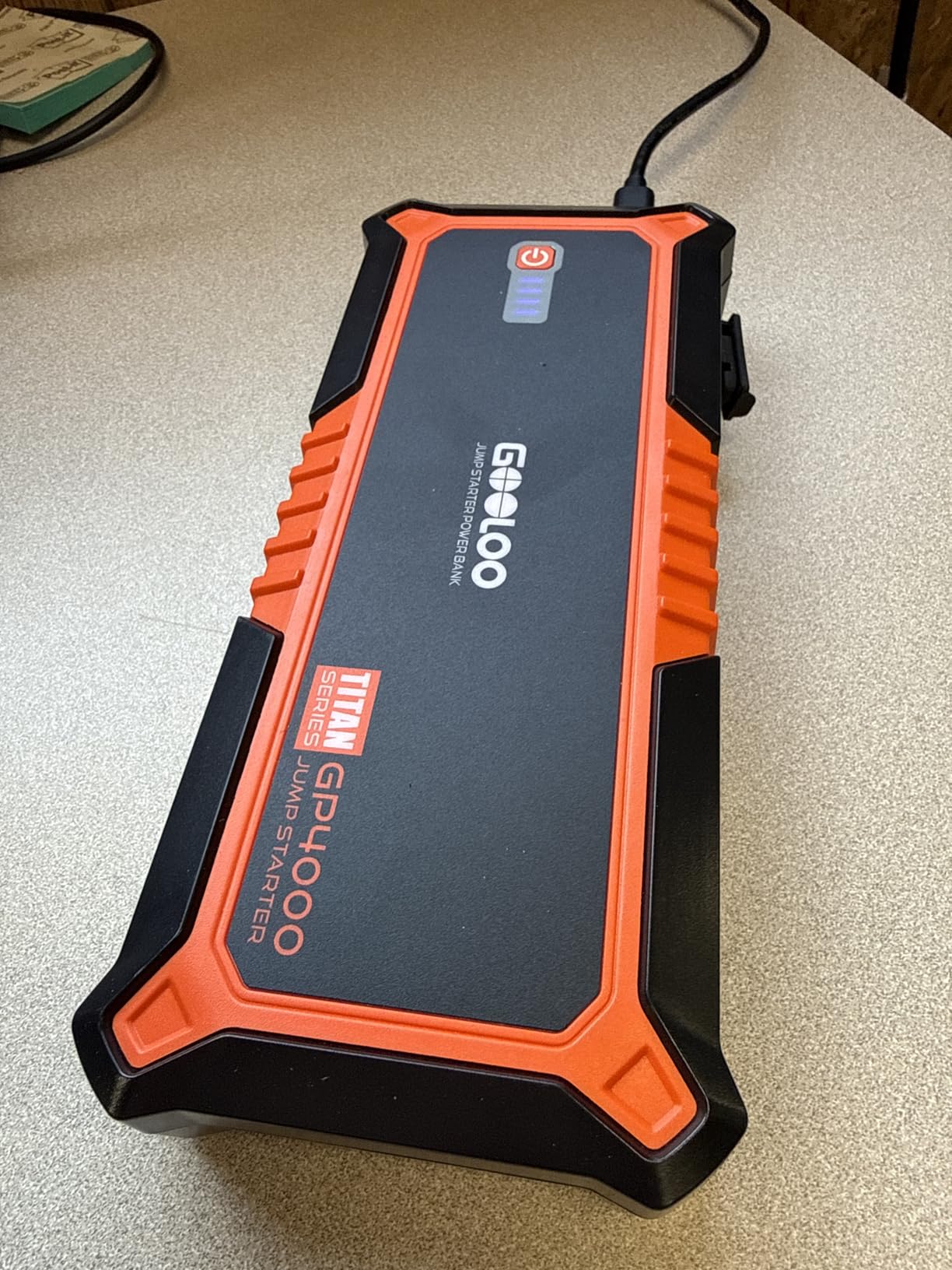 GOOLOO GP4000 Jump Starter - 4000A 12V Car Battery Jumper Starter Portable | SuperSafe Lithium Jump Box - Auto Battery Booster Power Pack - Spark-Proof - LED Light - For All Gas & 10 Diesel Engines customer photo 2