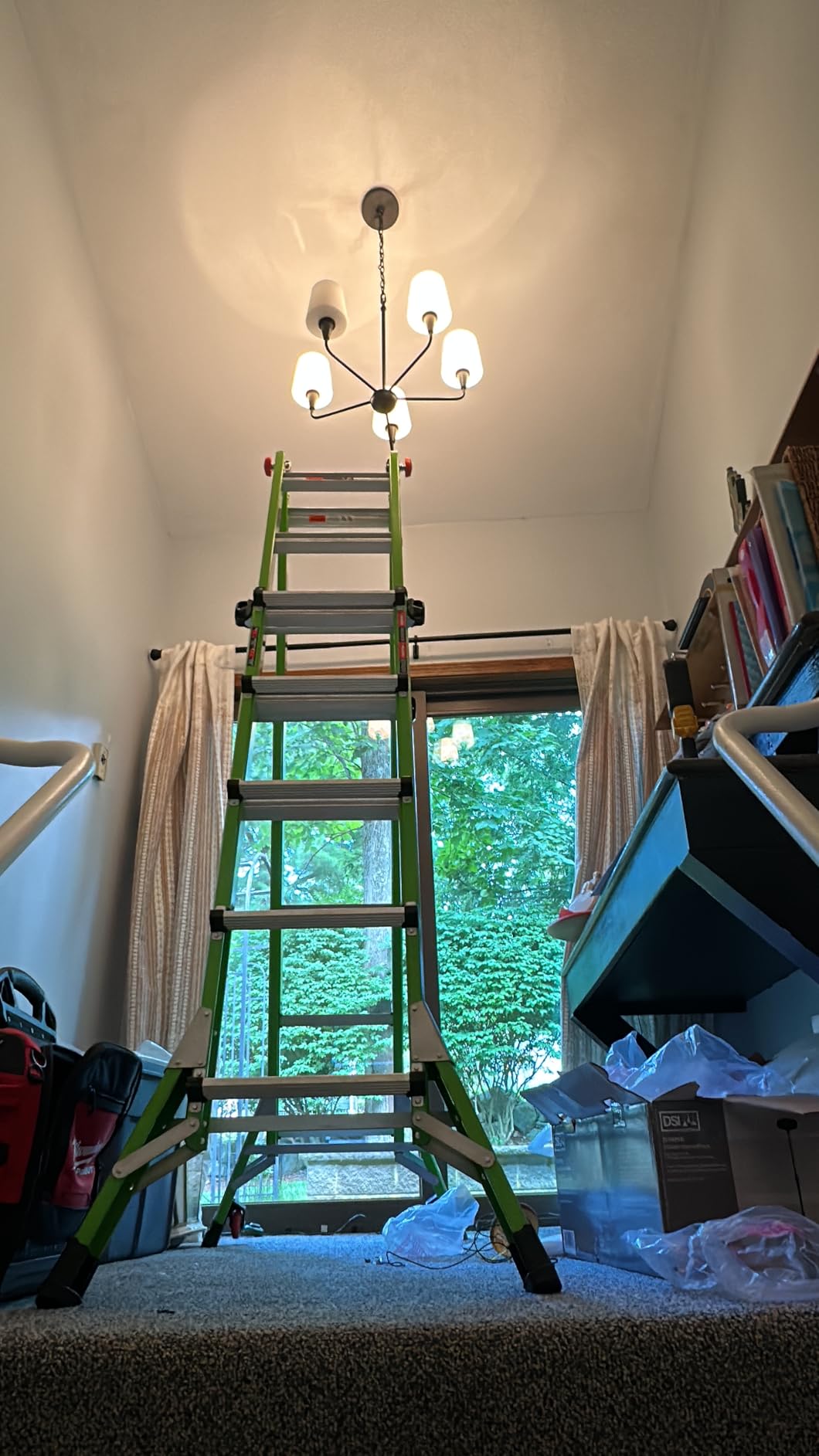 Little Giant Ladder Systems Dark Horse 2.0, M17, 17ft, Multi-Position Ladder, Fiberglass, Type 1A, 300 lbs Weight Rating, (16117-001) customer photo 1