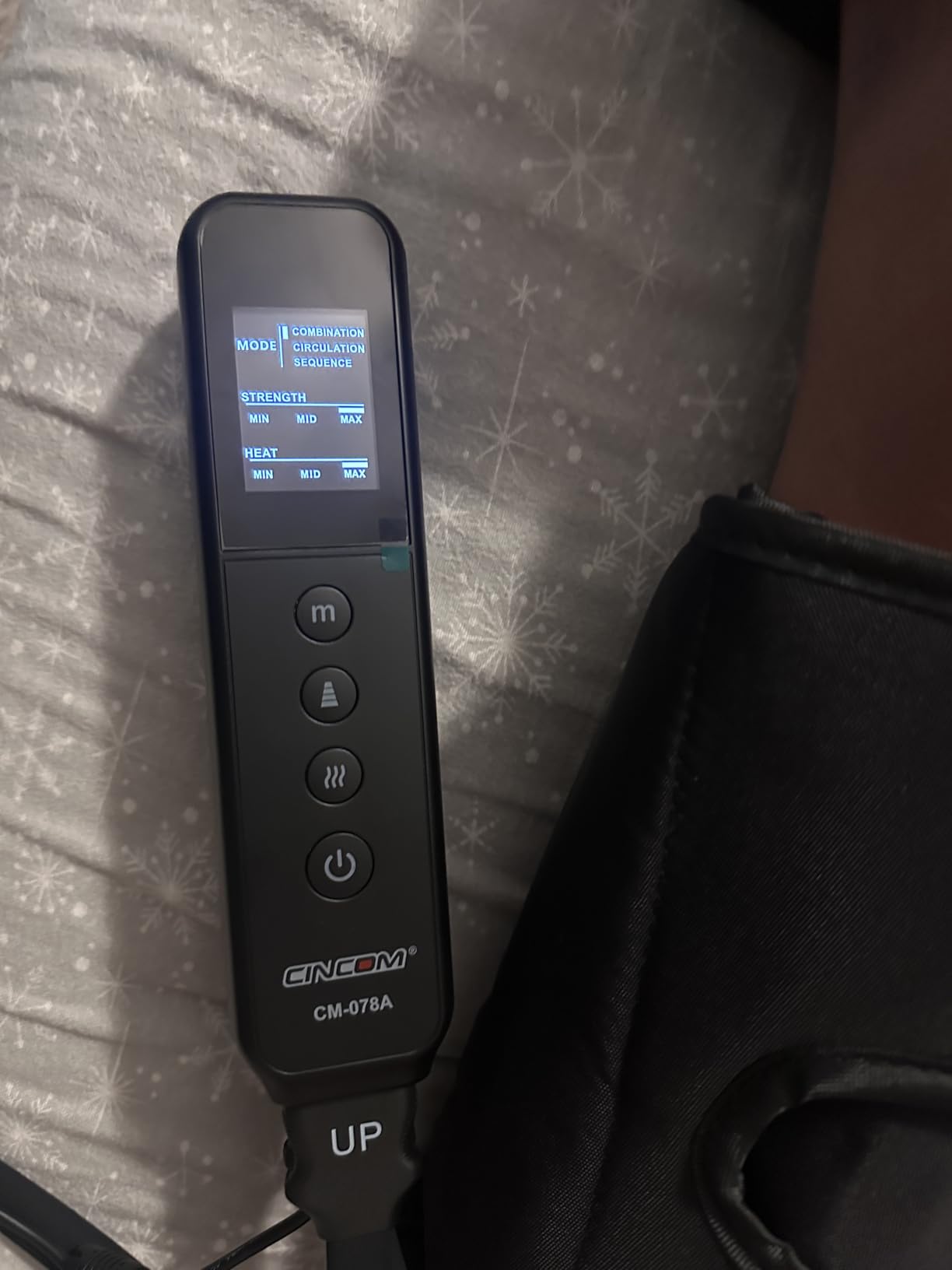 CINCOM Leg Massager with Heat and Compression, Air Compression Boots for Leg Calf & Foot Recovery customer photo 2