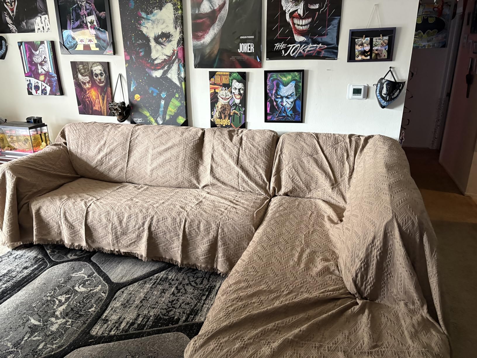 HOMERILLA 2 Piece Sectional Couch Cover for L Shape Sofa customer photo 2